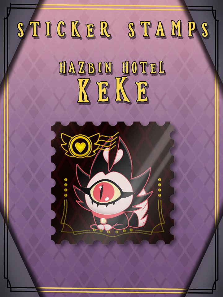 Sticker Stamps - Hazbin Hotel - Keke product image (1)