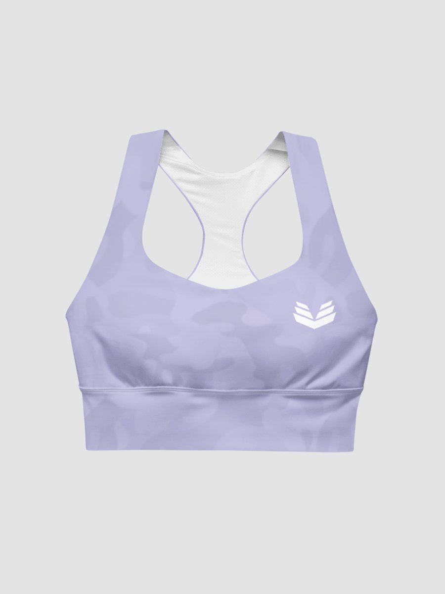 Longline Sports Bra - Violet Camo product image (5)