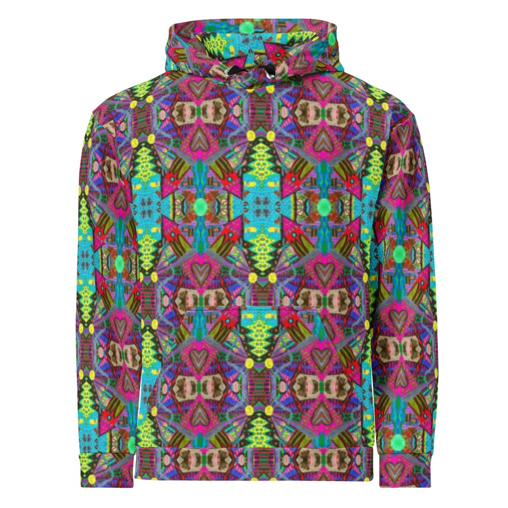 Abstract Doodle Art Tower Moment Unisex Pull Over Hoodie product image (5)