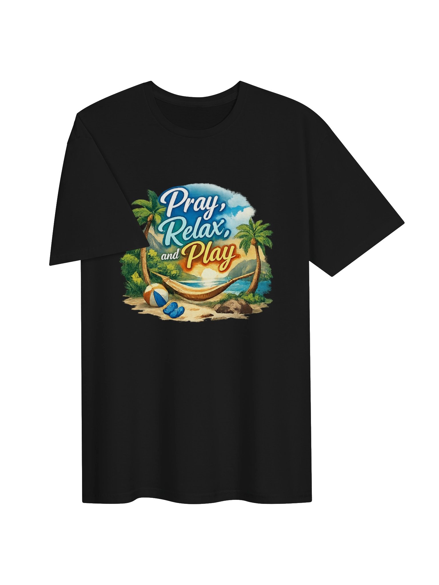 Pray, Relax & Play Men’s T-Shirt product image (3)