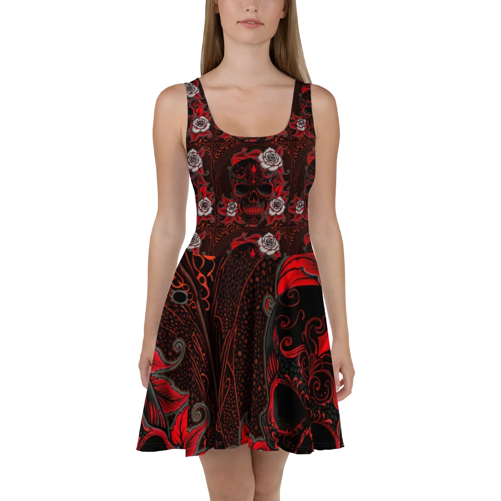Crimson Bloom Dress product image (2)