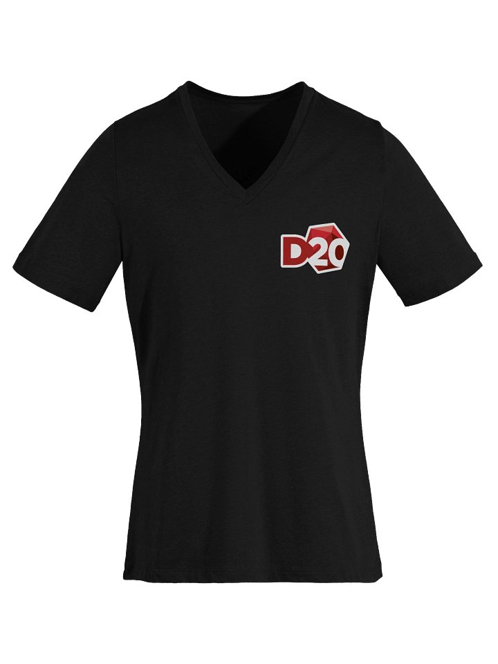 D20 - Mimique - V-neck noir product image (1)