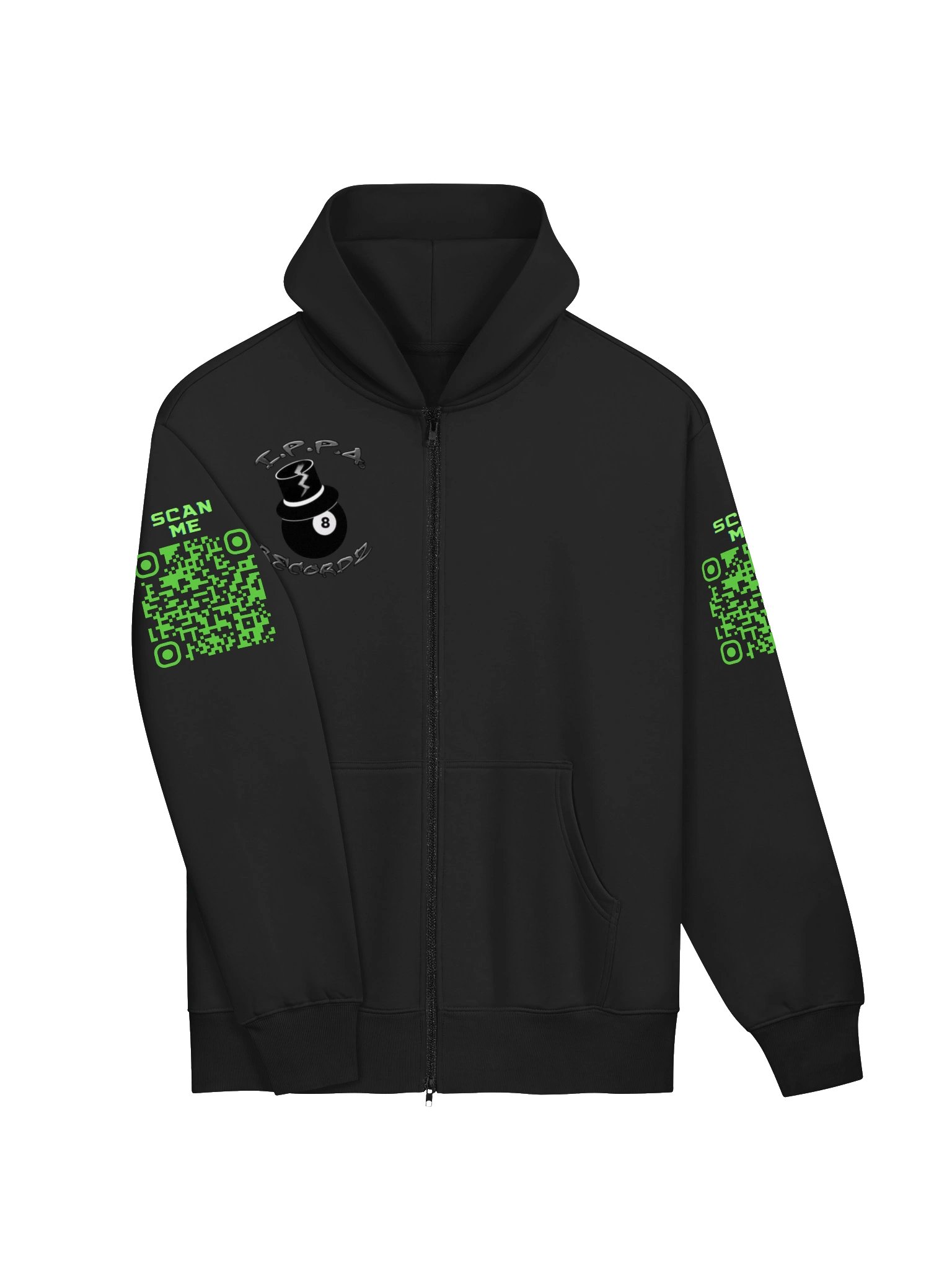 Criket Da Gift | Scan | Zip-Up Hoodie | QR Edition product image (3)