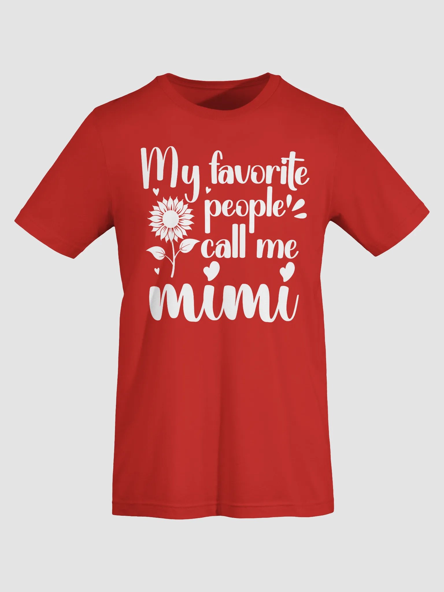 My Favorite People Call Me Mimi, Grandma Bella Canvas T-shirt product image (15)