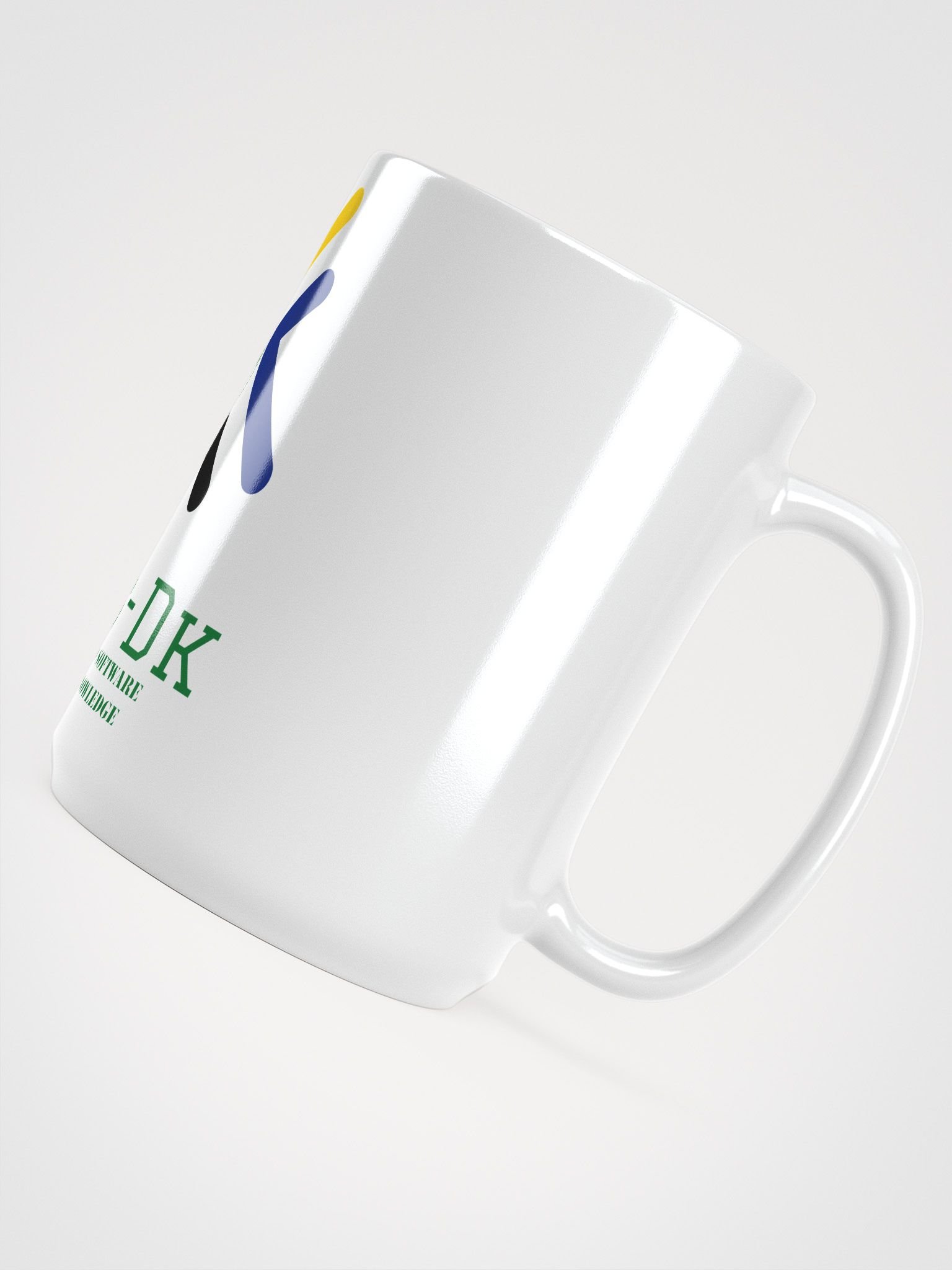 Vi-2s-Dk Globe Logo on White Glossy Mug product image (5)