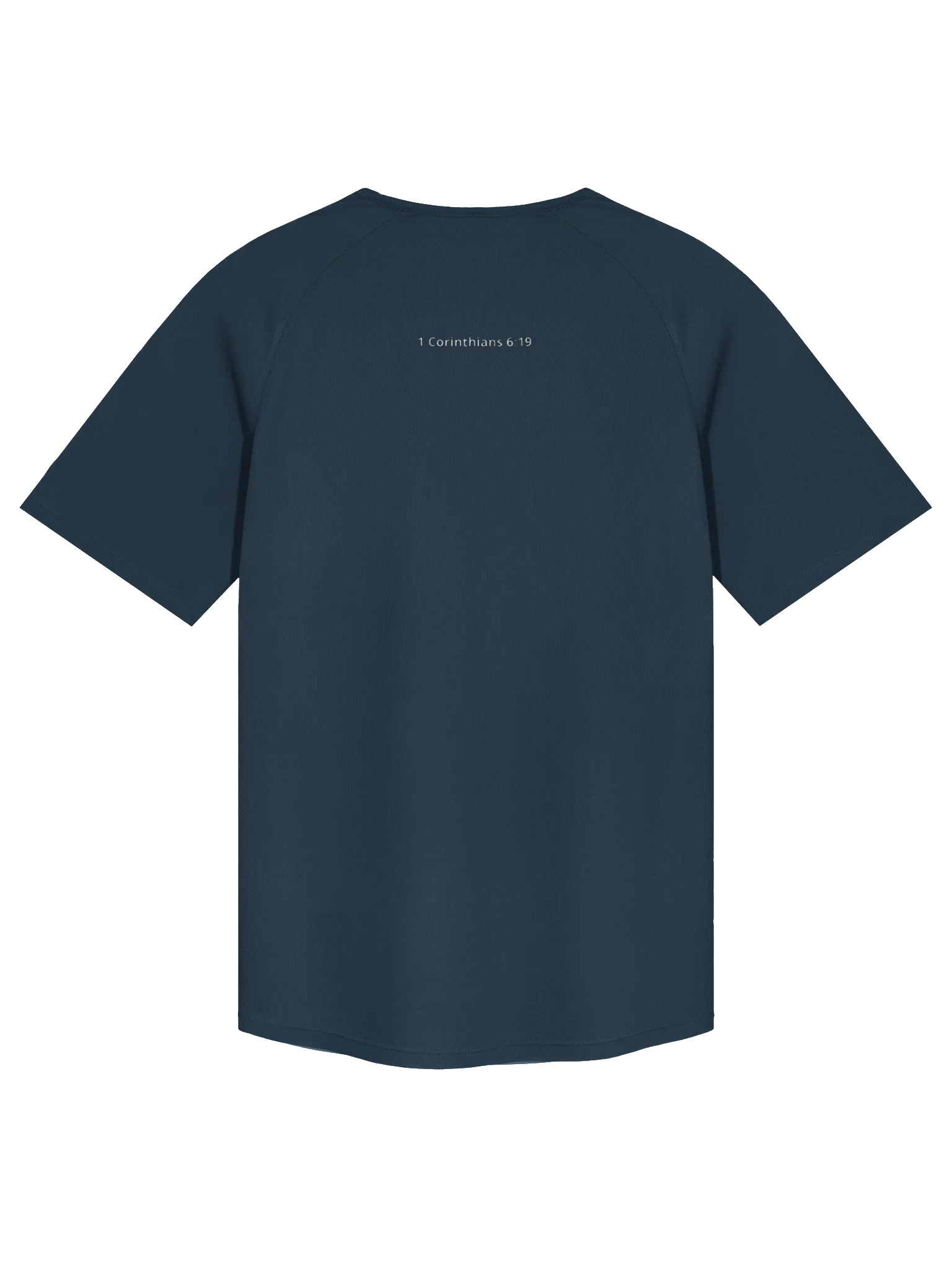 His House Mens Performance Crew Collar T-Shirt -White Logo by His House