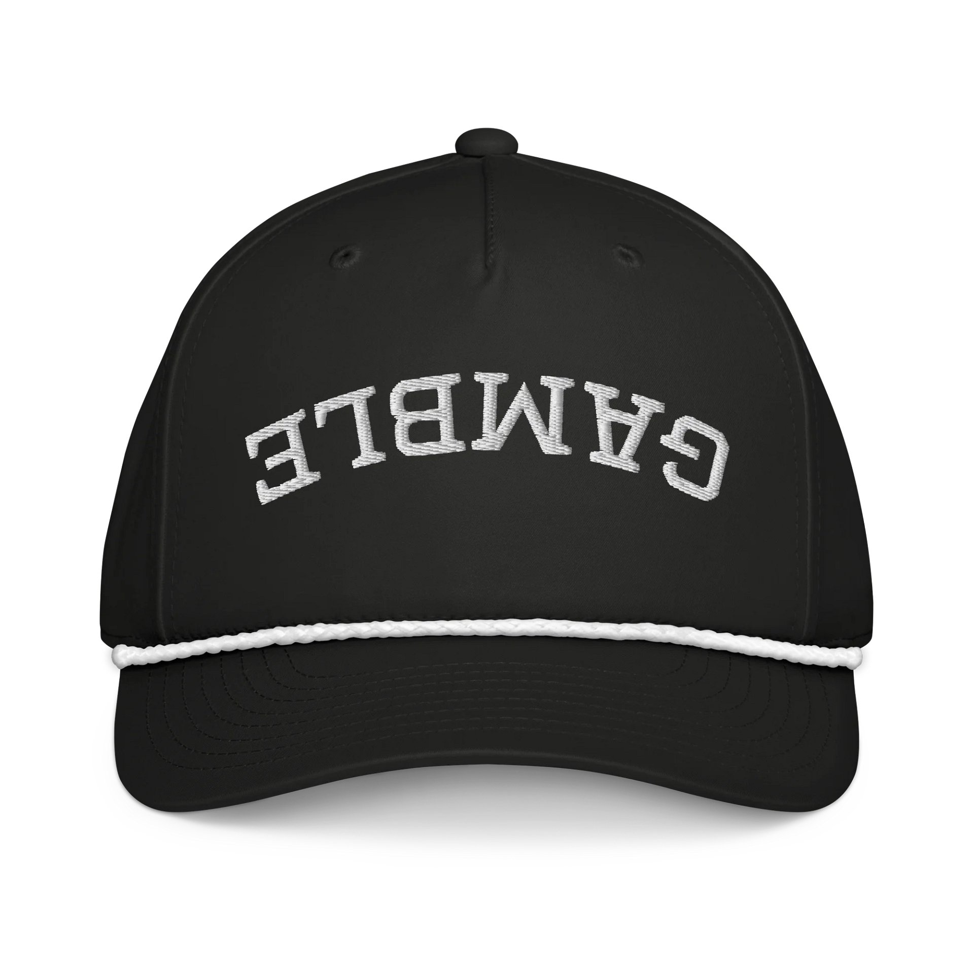 UPSIDE DOWN ROPE HAT - GAMBLE - BLACK product image (1)