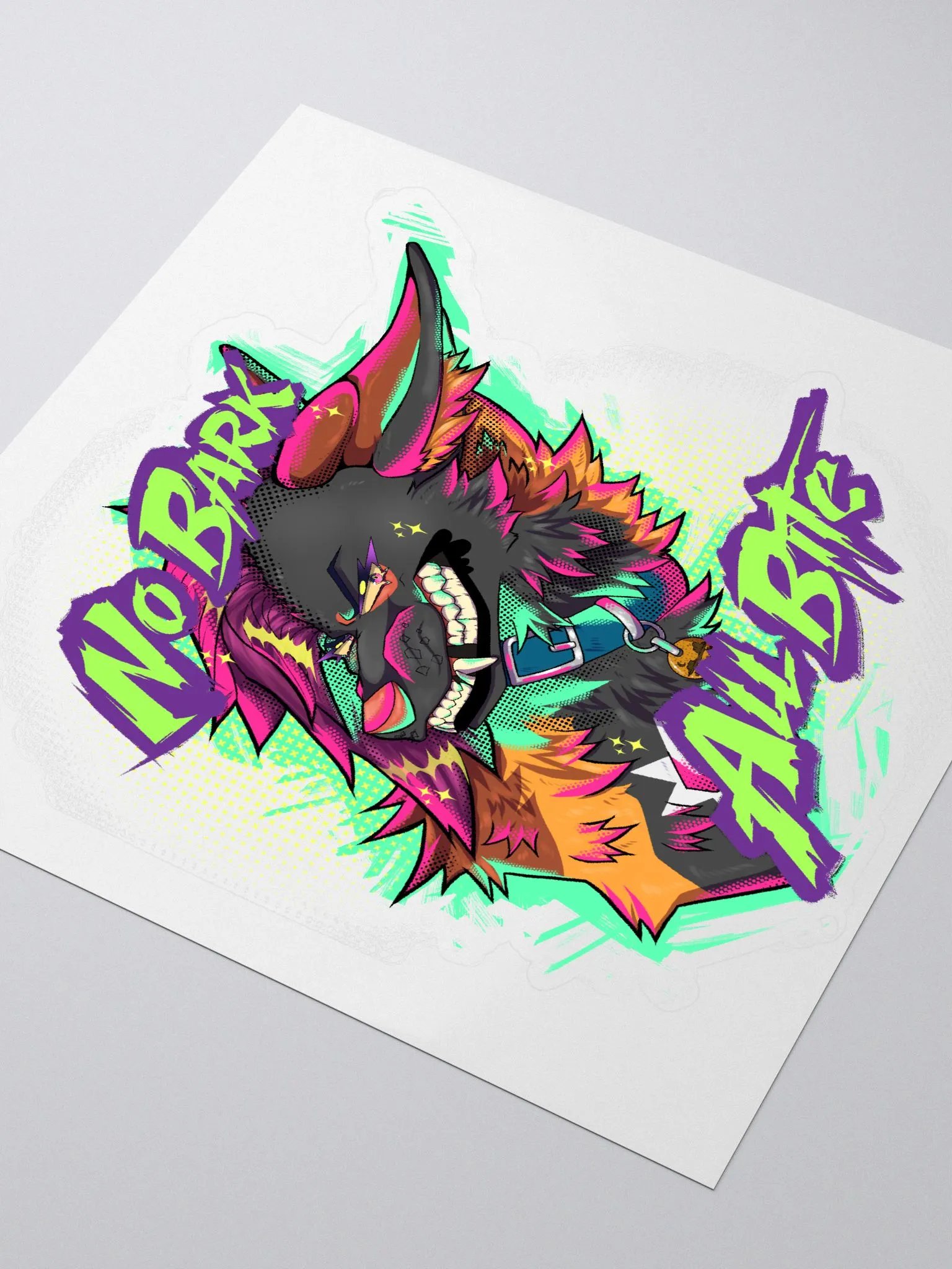 No Bark, All Bite Sticker product image (3)