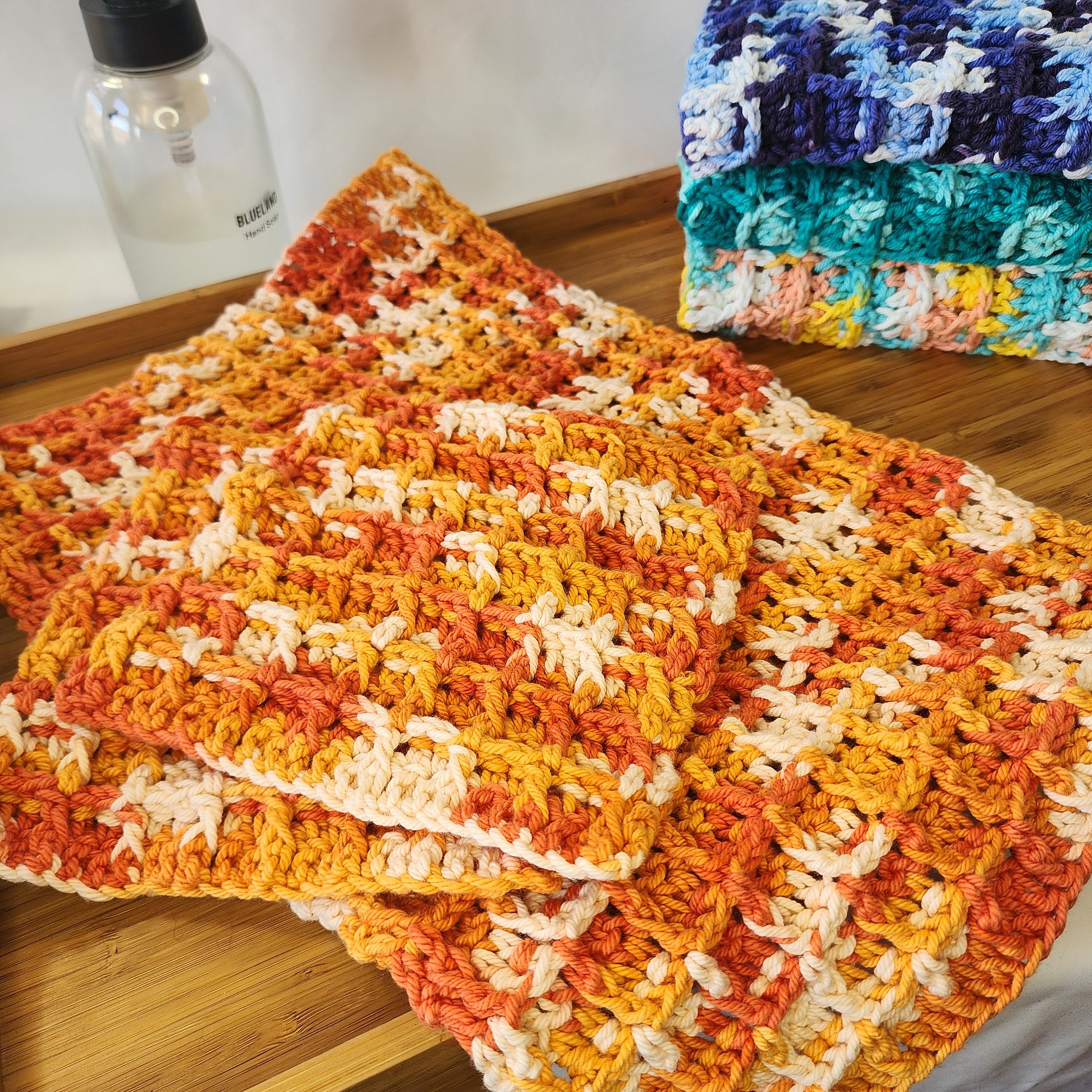 Crochet Cotton Dish Towel Set: Limited Edition Spring Kitchen Decor product image (4)