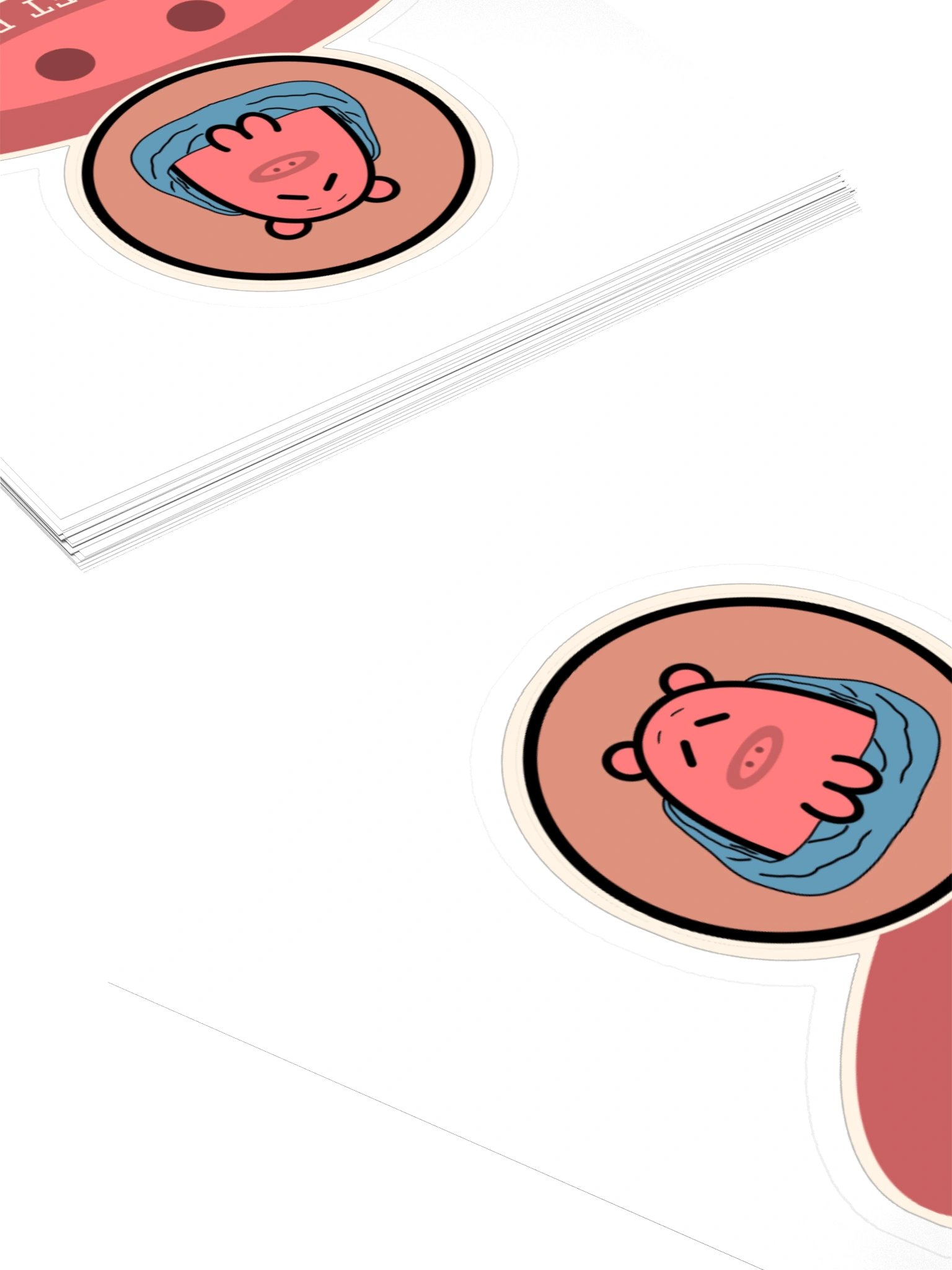 Blanket Pig Snout Sticker product image (10)