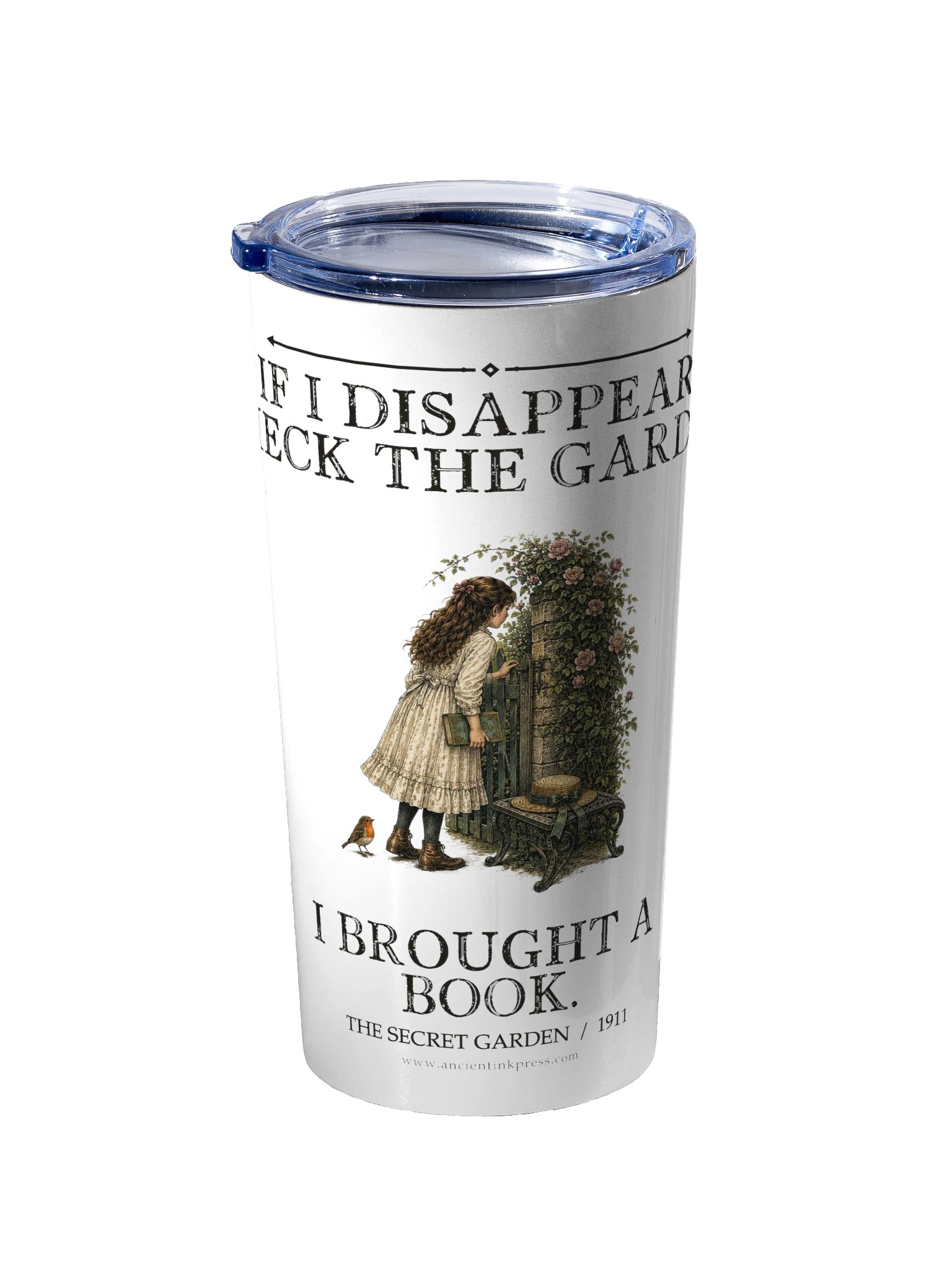 If Disappear Check Garden Brought Book -- The Secret Garden 20oz Tumbler product image (2)