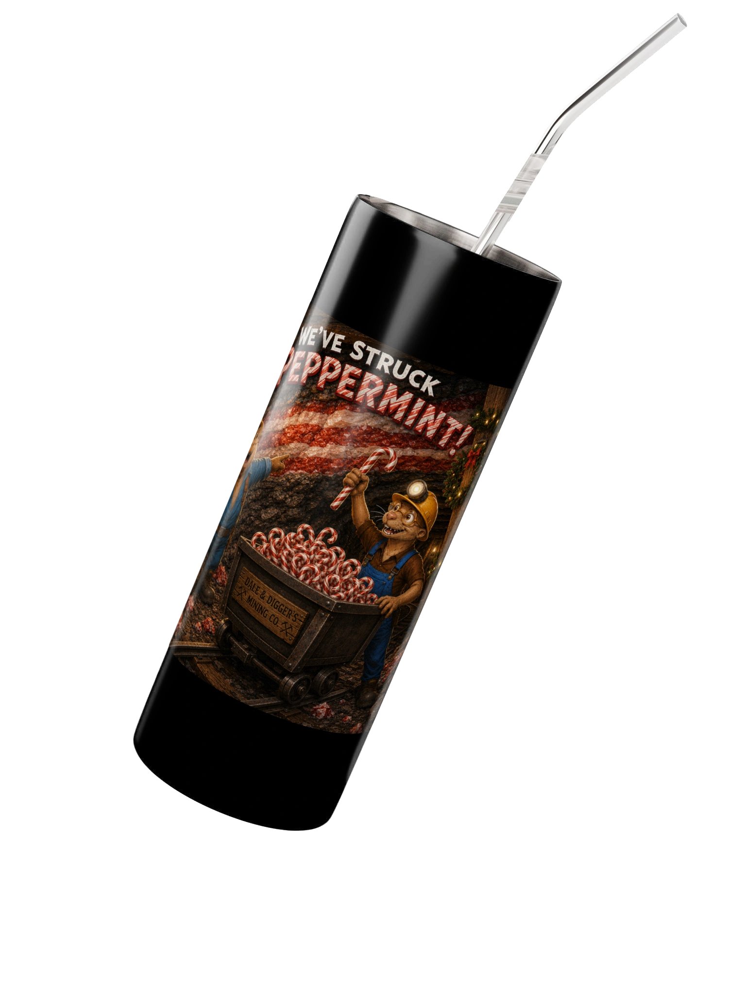 Digger & Dale Peppermint Tumbler. product image (2)