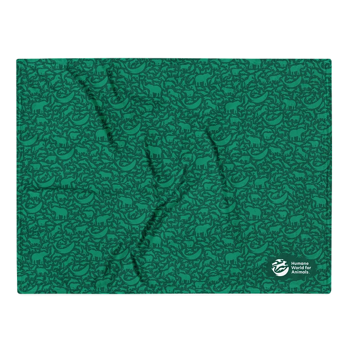Throw blanket - Animal pattern - Green product image (1)