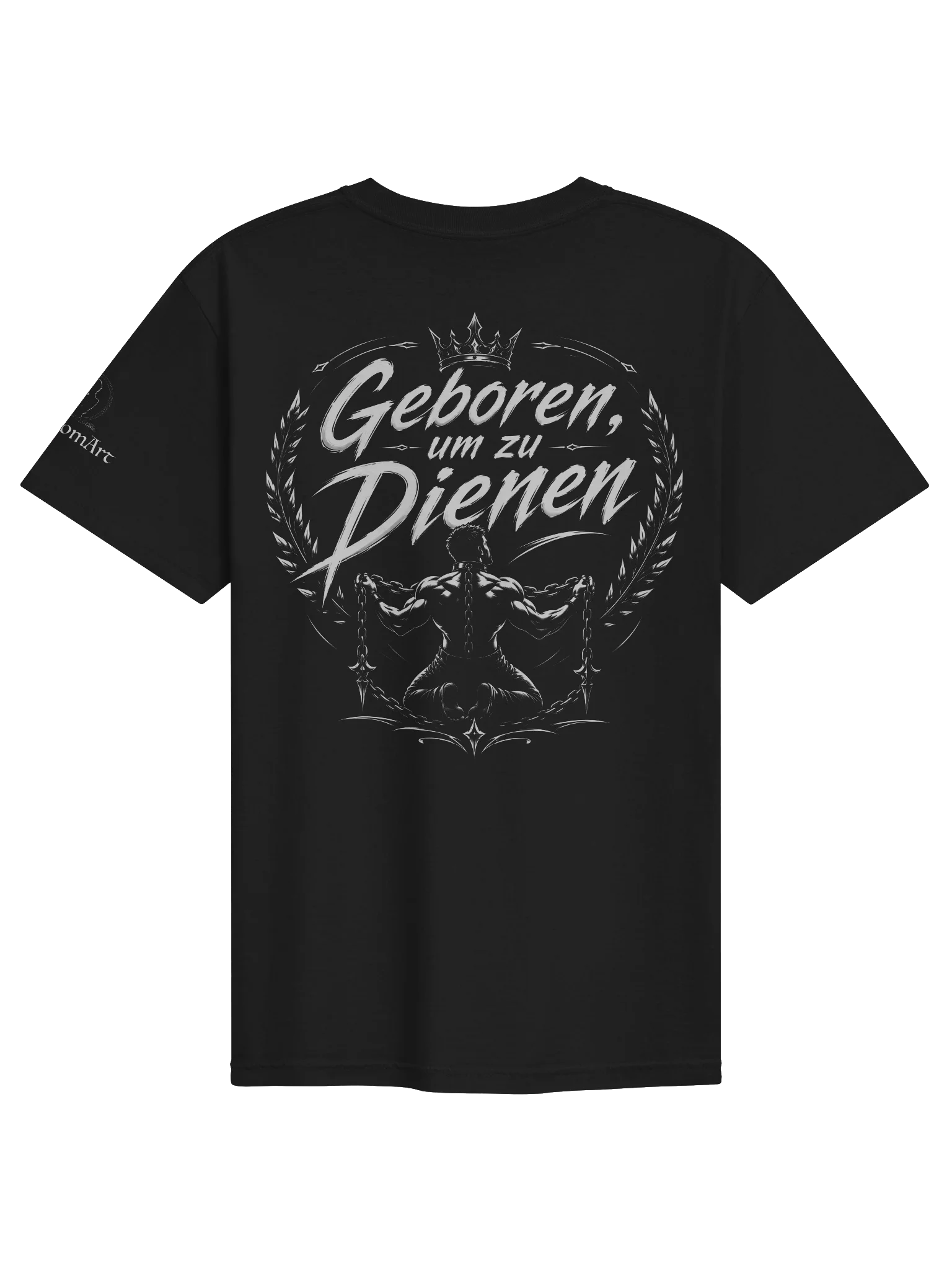 Ja, Herrin! – Geboren, um zu dienen | Dominantes Front-&-Backprint T-Shirt product image (4)