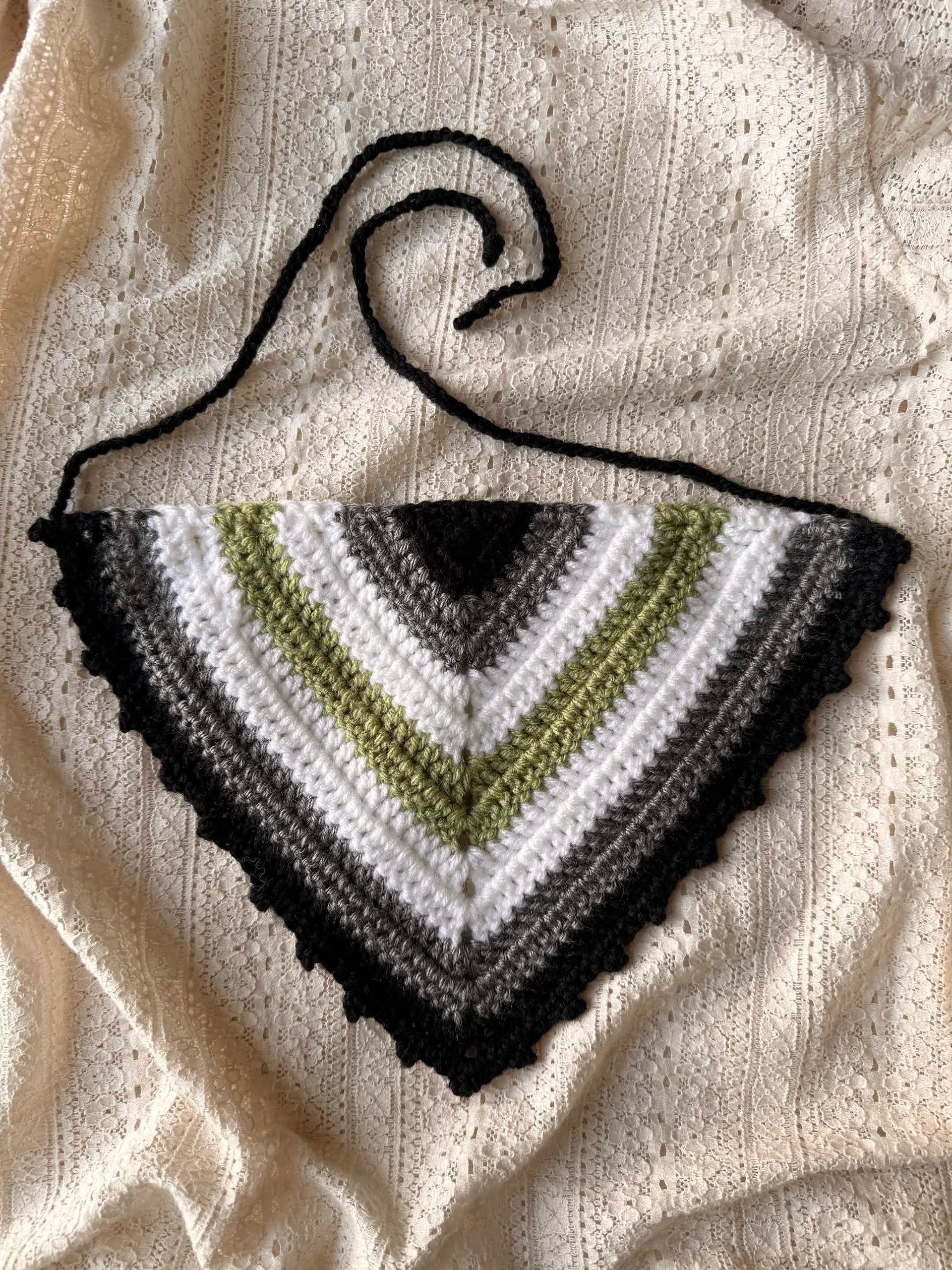 NEW Pride Flag Crochet Bandana product image (2)