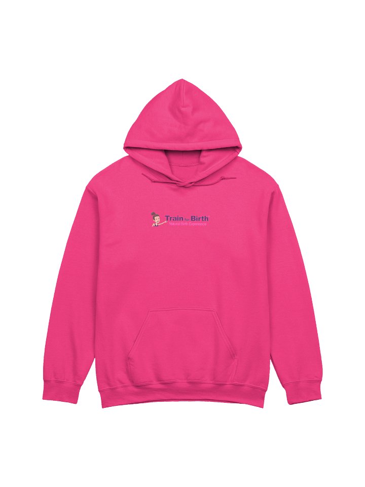 Train for Birth® Gildan Classic Heliconia Hoodie product image (1)