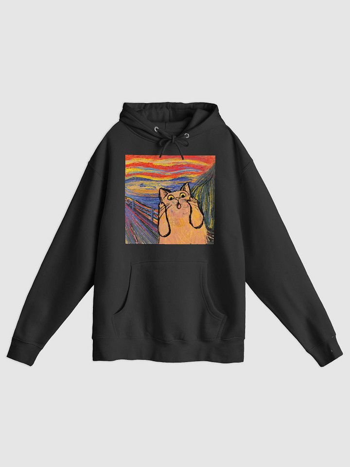 Scream Cat Painting Hoodie product image (1)