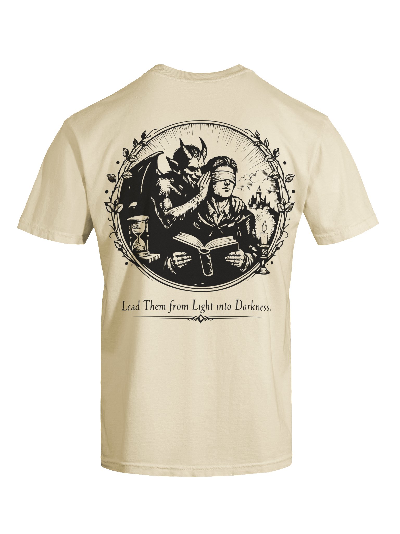 Blinded to the Light (Black on White/Color) (Back) product image (7)