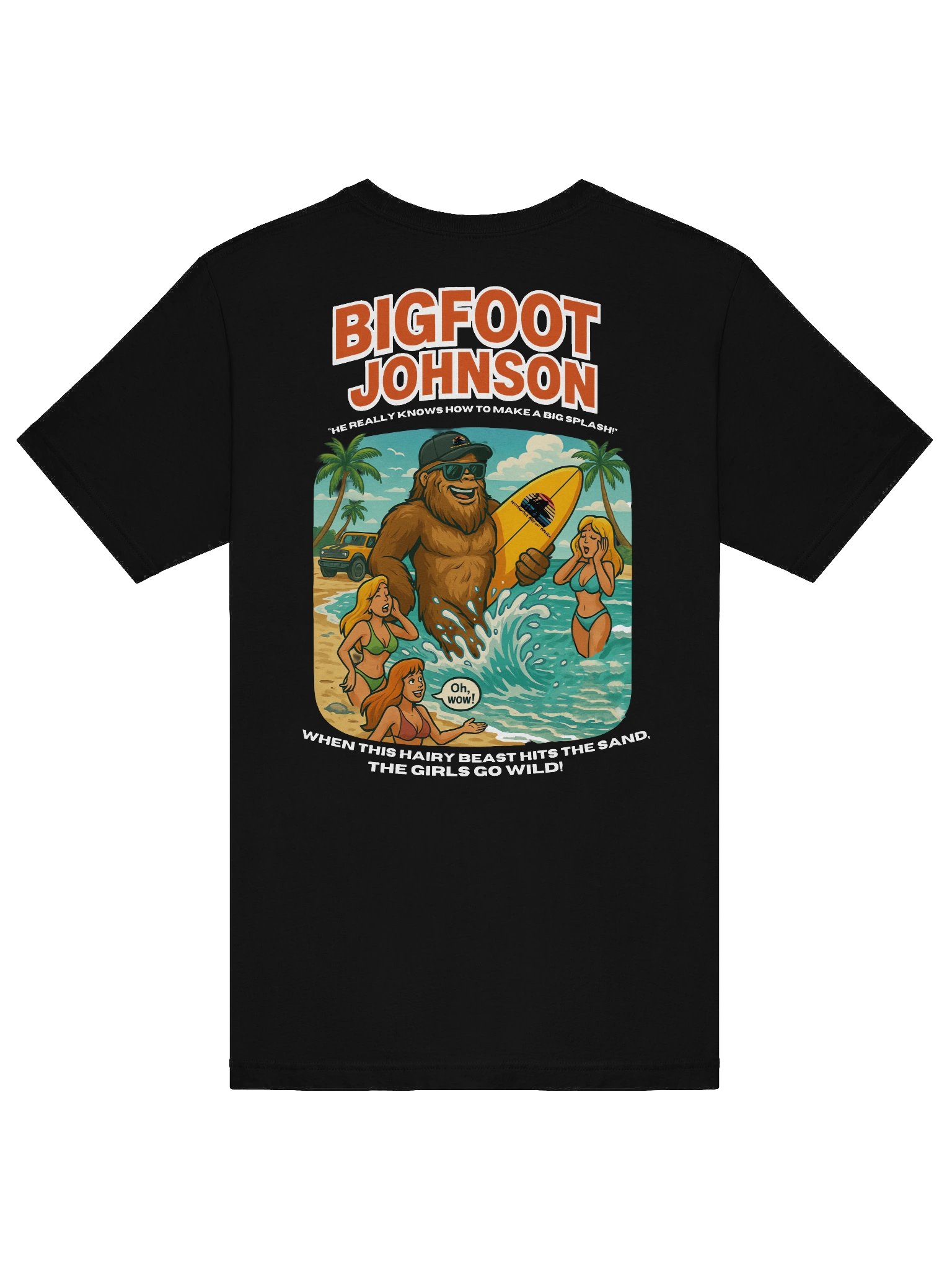 Bigfoot Johnson Big Splash Tee (Black) product image (6)
