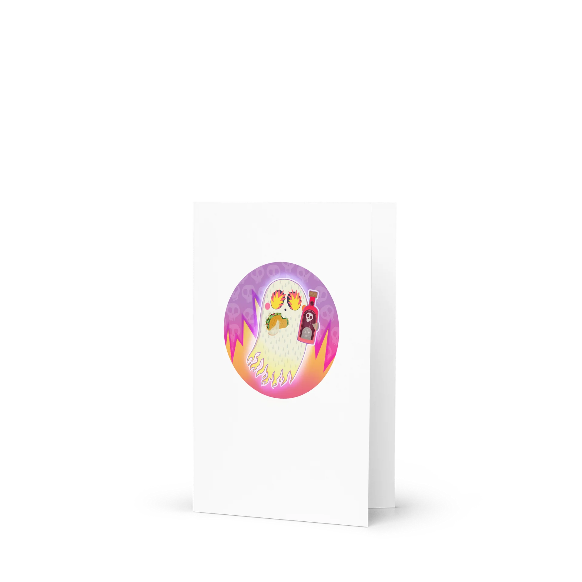 Little Ghost Hot Sauce #2- Greeting Card product image (5)