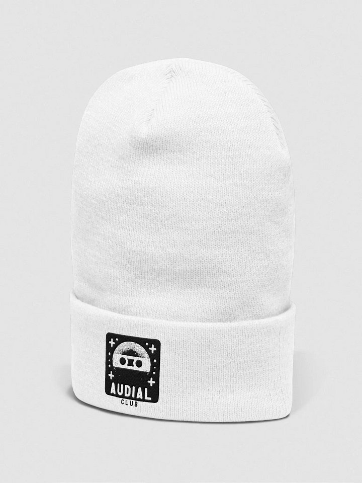 Super comfy and warm Audial Club White Beanie product image (2)