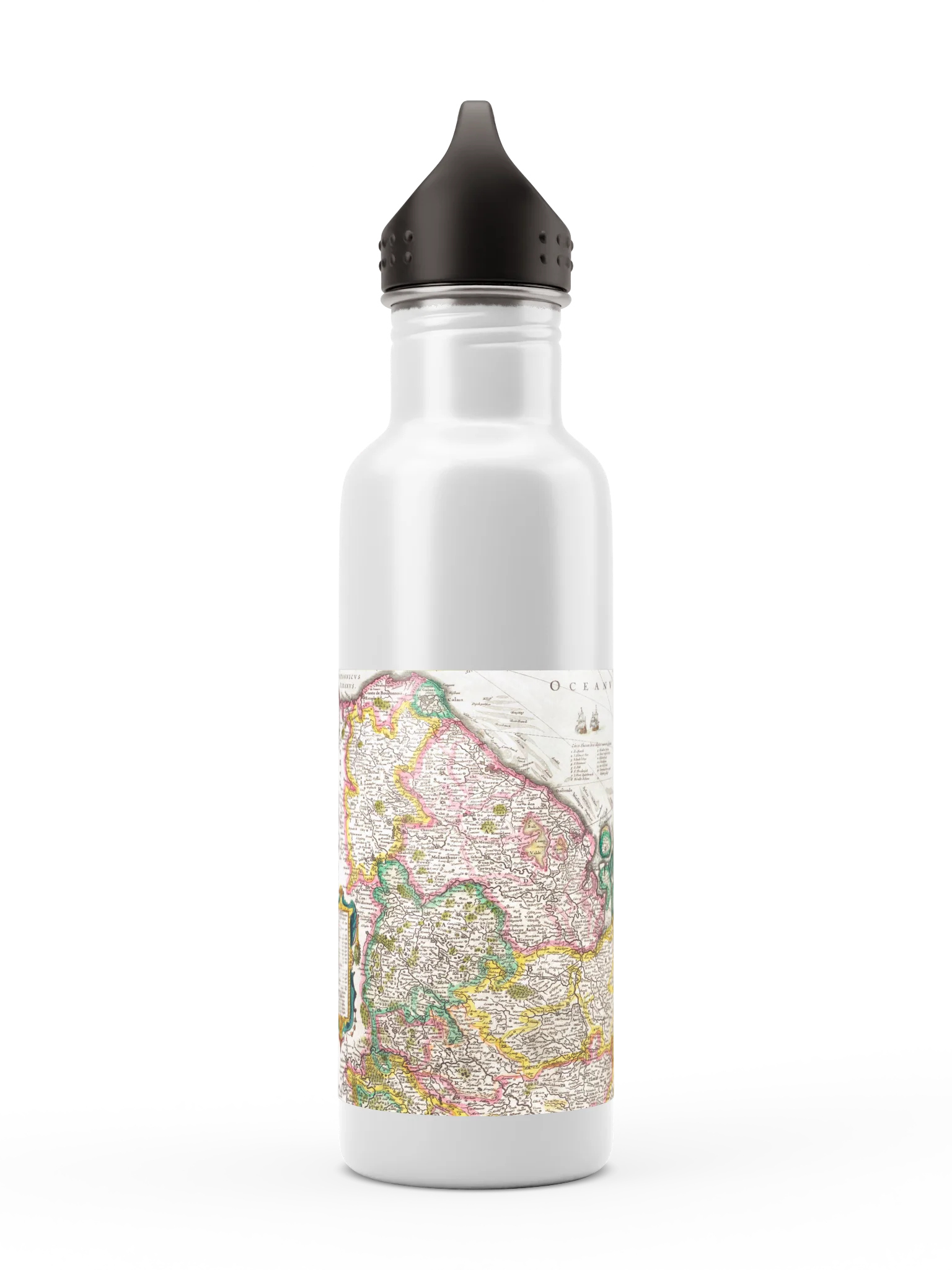 Vintage Map H2Go Bolt Water Bottle product image (3)
