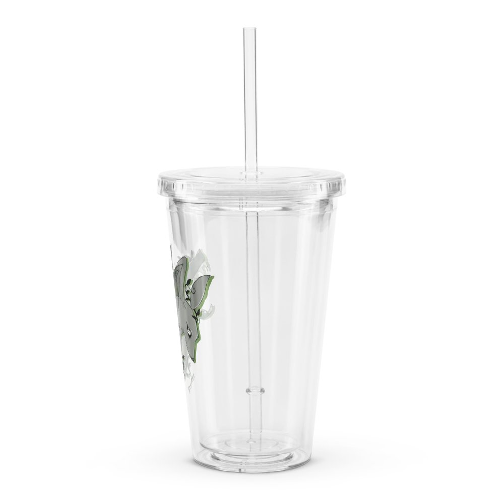 Cute clear plastic cup product image (4)