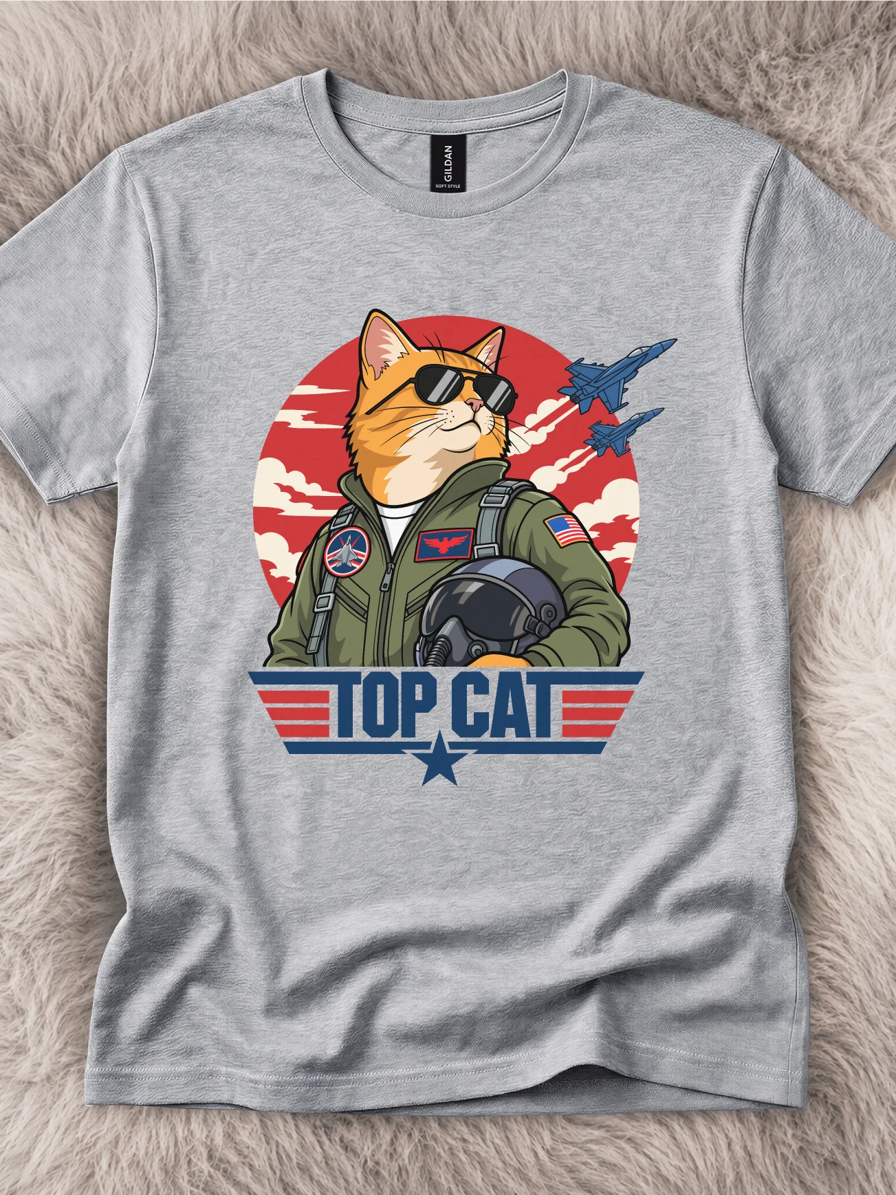 Top Cat Orange Cat Shirt product image (1)