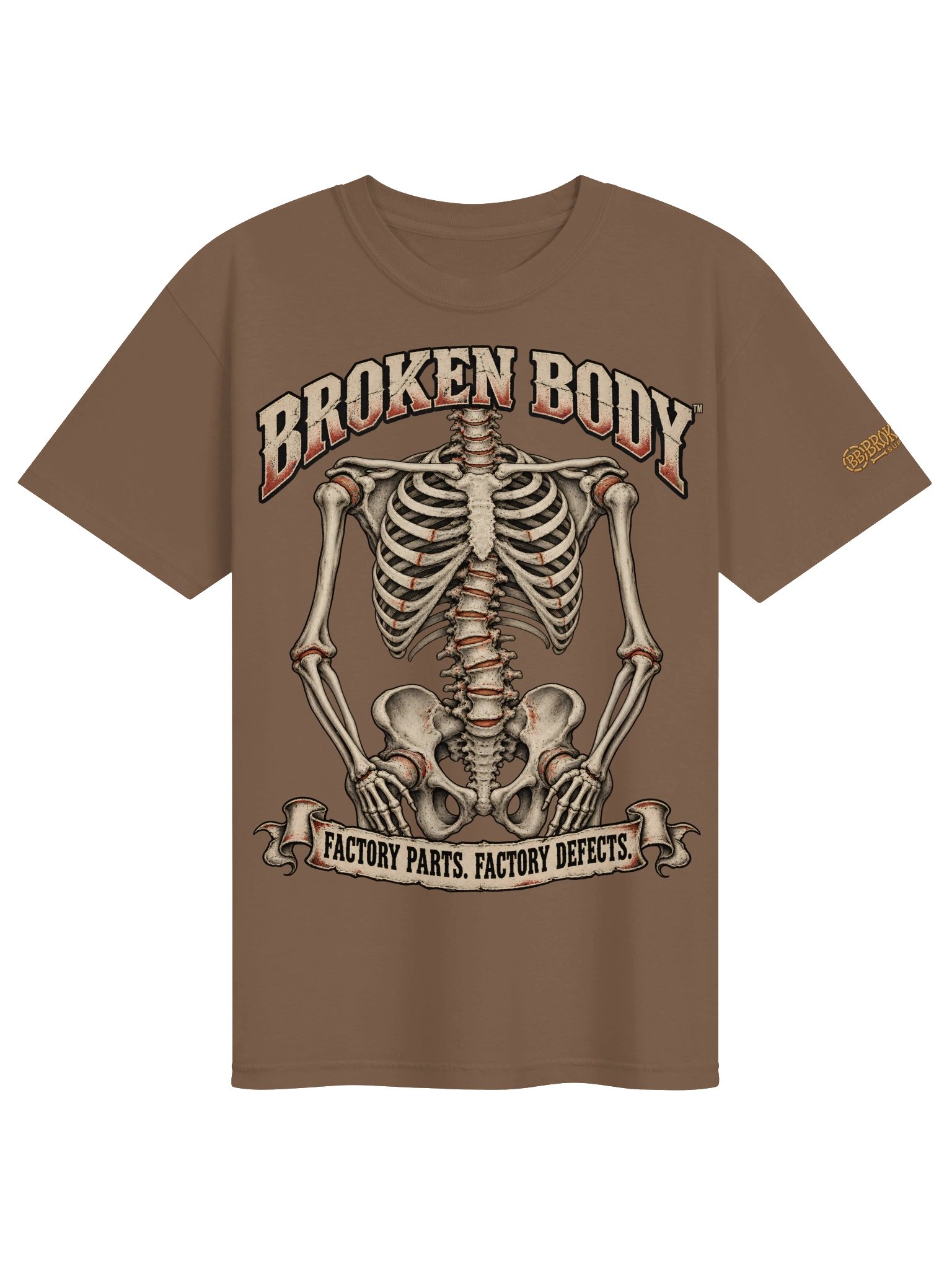 Funny Skeleton Shirt — Factory Parts, Factory Defects | Rebuild Shop product image (3)