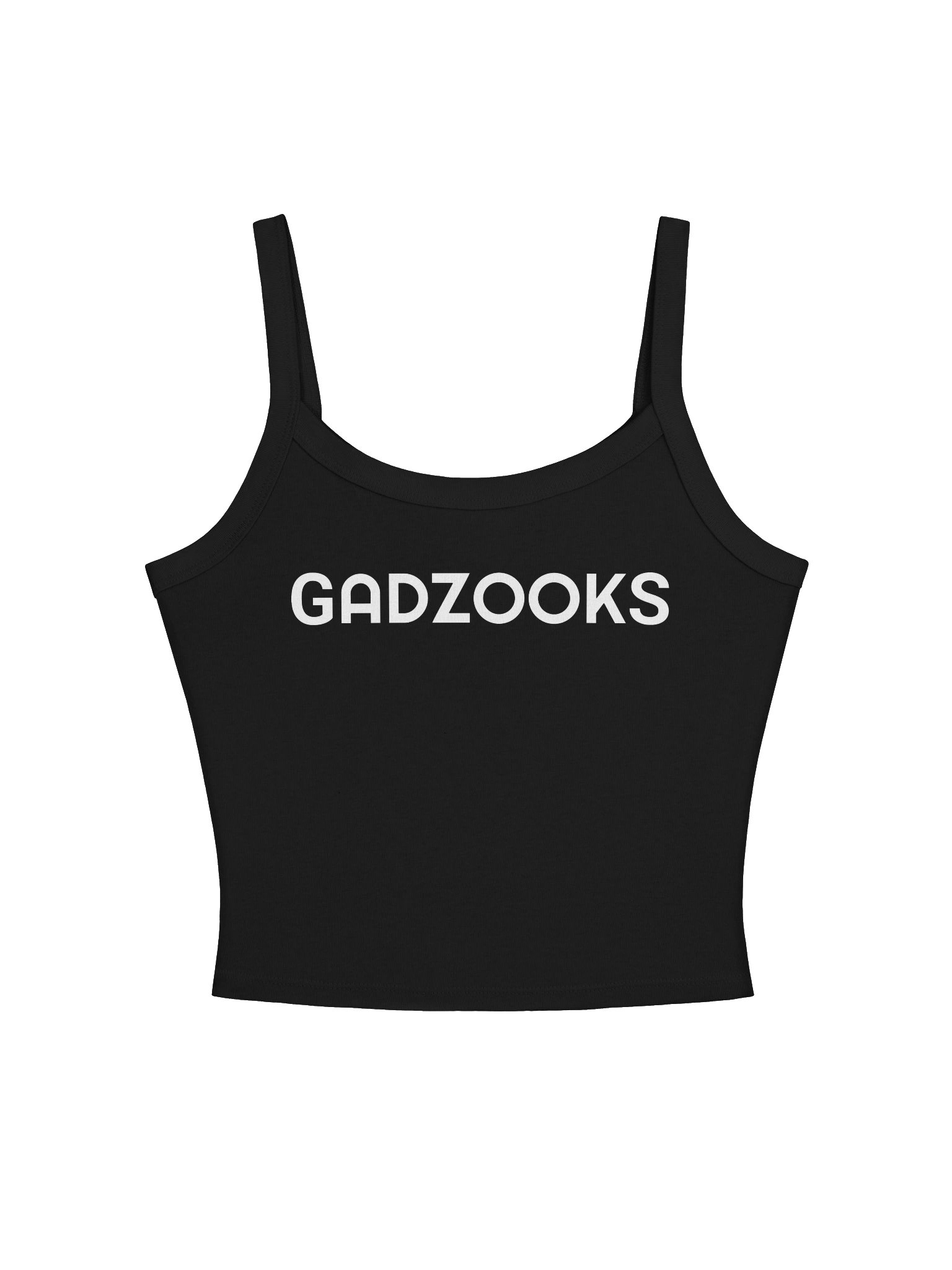 Gadzooks Logo Tank Top in White product image (1)