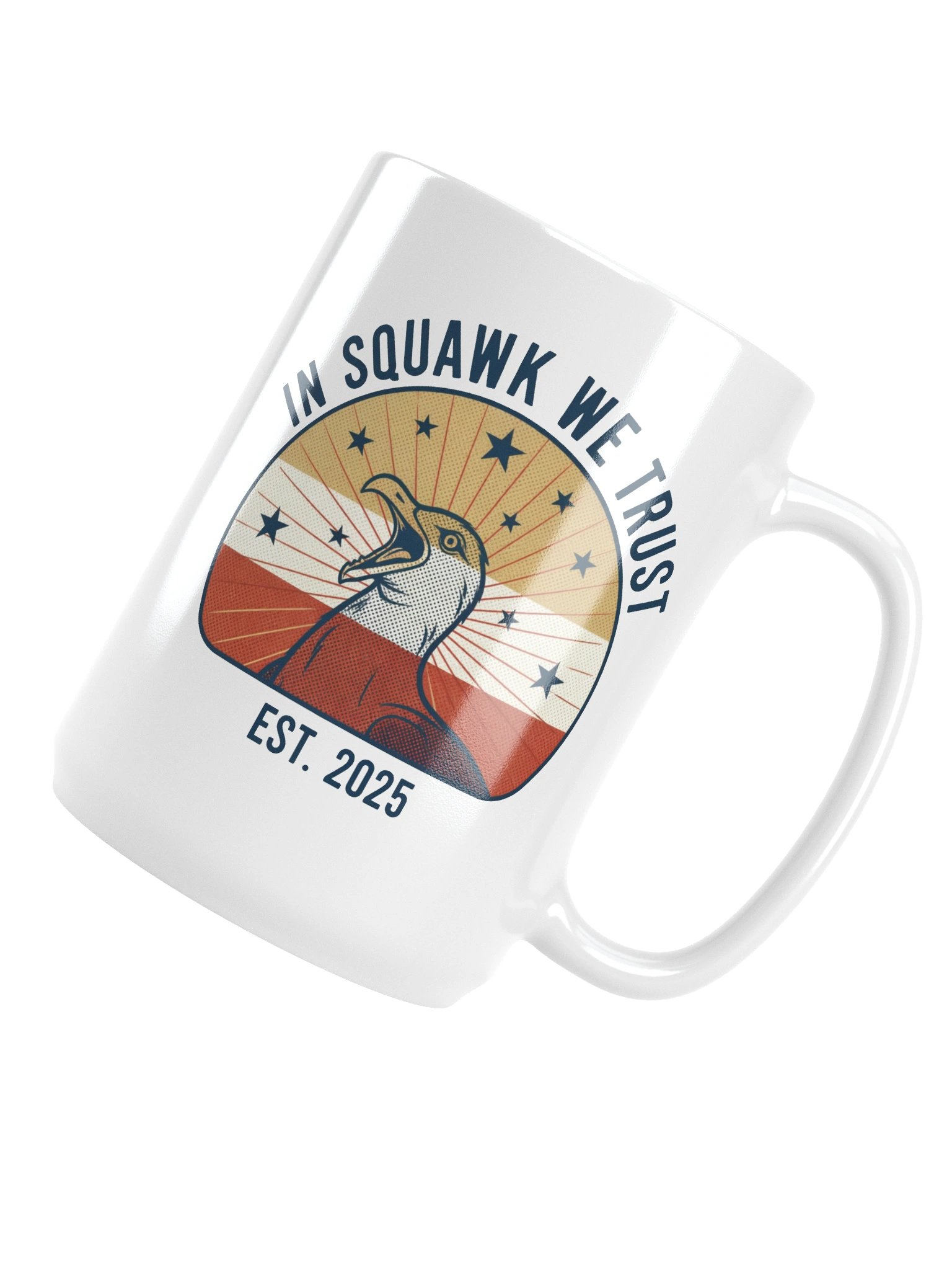 In Squawk We Trust Est 2025 Mug product image (5)