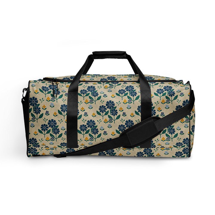 Country Retro Flour Sack Flowers Duffel Bag product image (1)