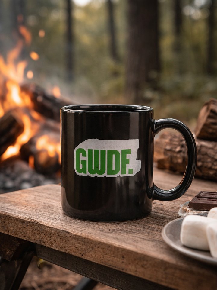 GWDF Black Glossy Mug product image (1)