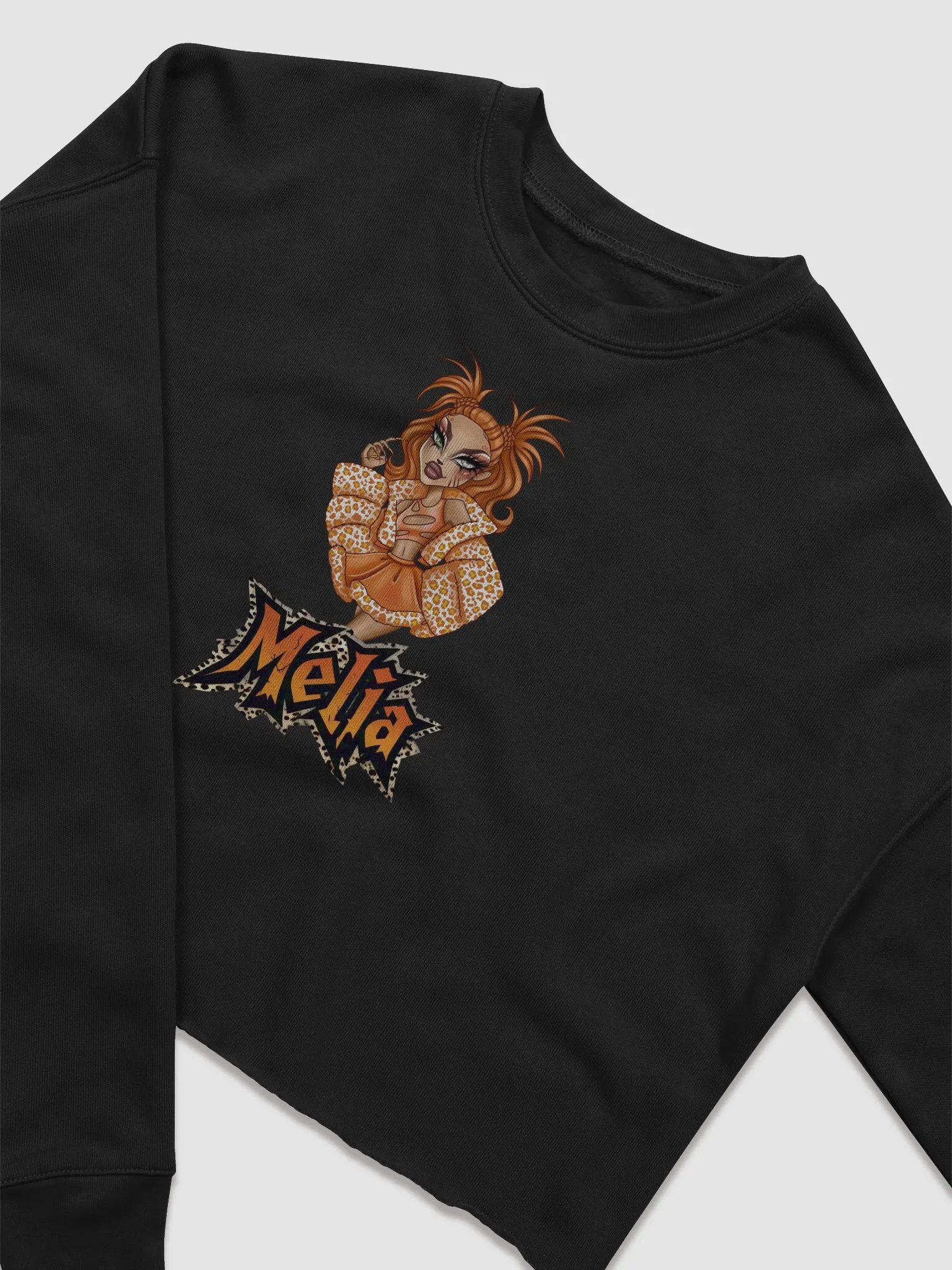 Melia's Wild cat Cropped Sweatshirt product image (9)
