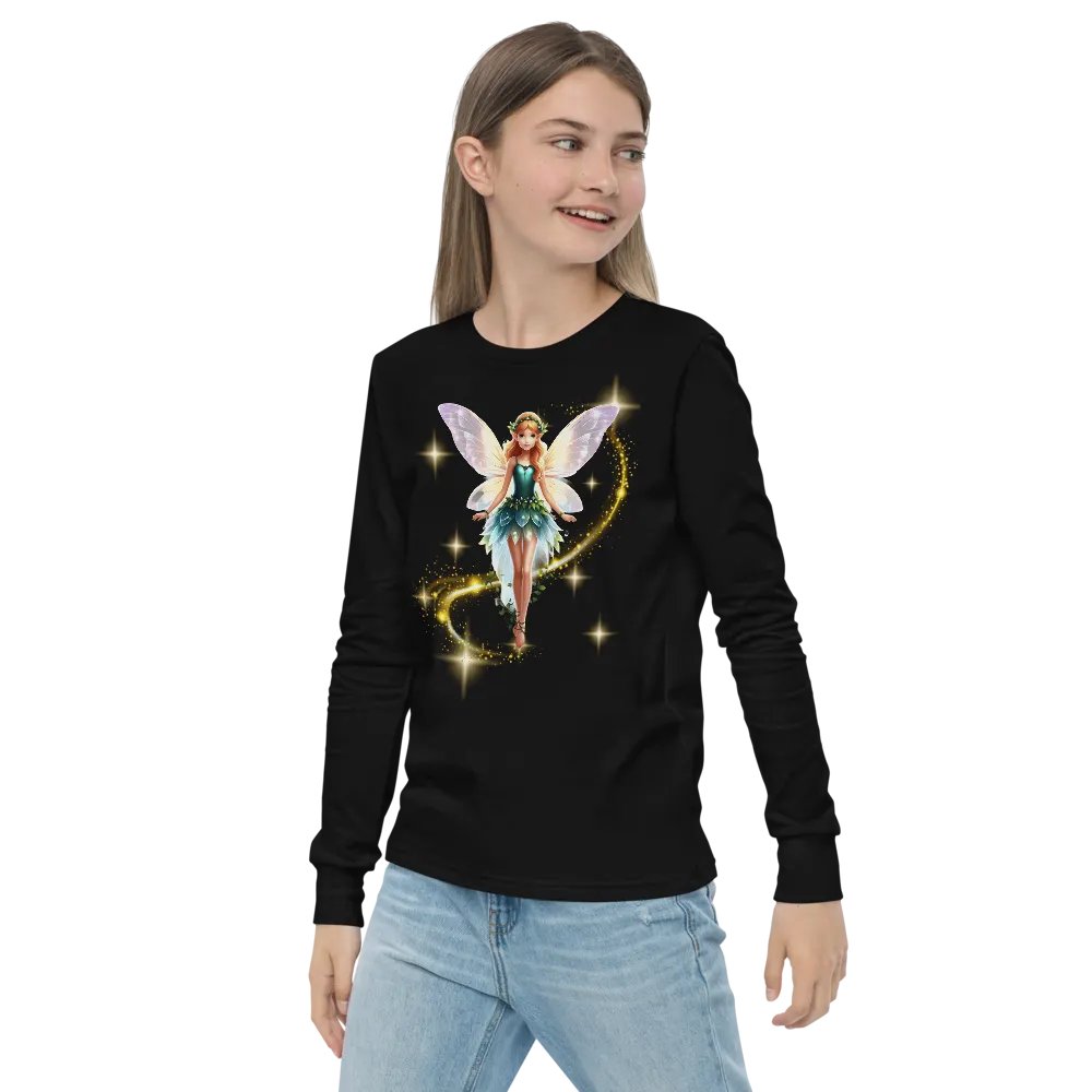 Enchanted Fairy Youth Long Sleeve T-Shirt Bella+Canvas (Kids Unisex) product image (3)