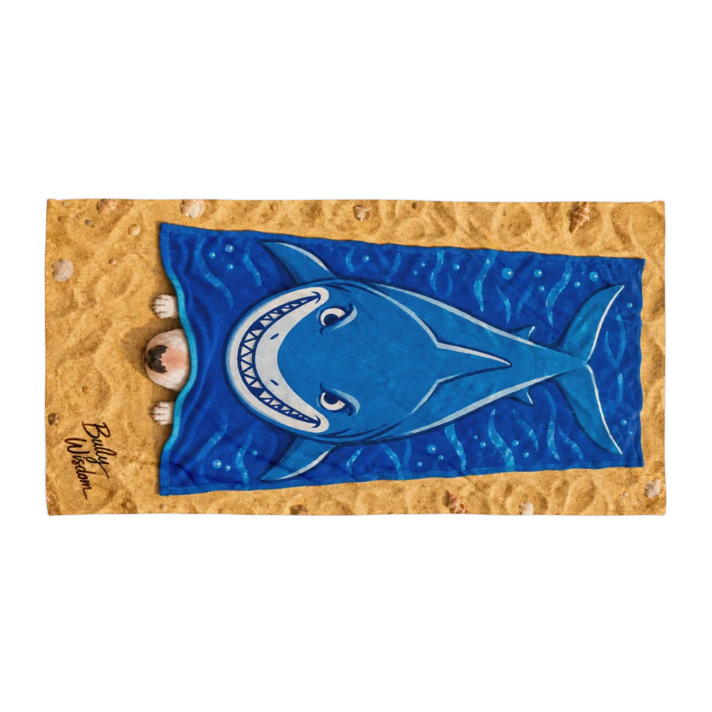 Spot the Shark Bully Beach Towel product image (1)