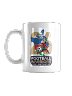 White Glossy Football Warrior 2026 Mug