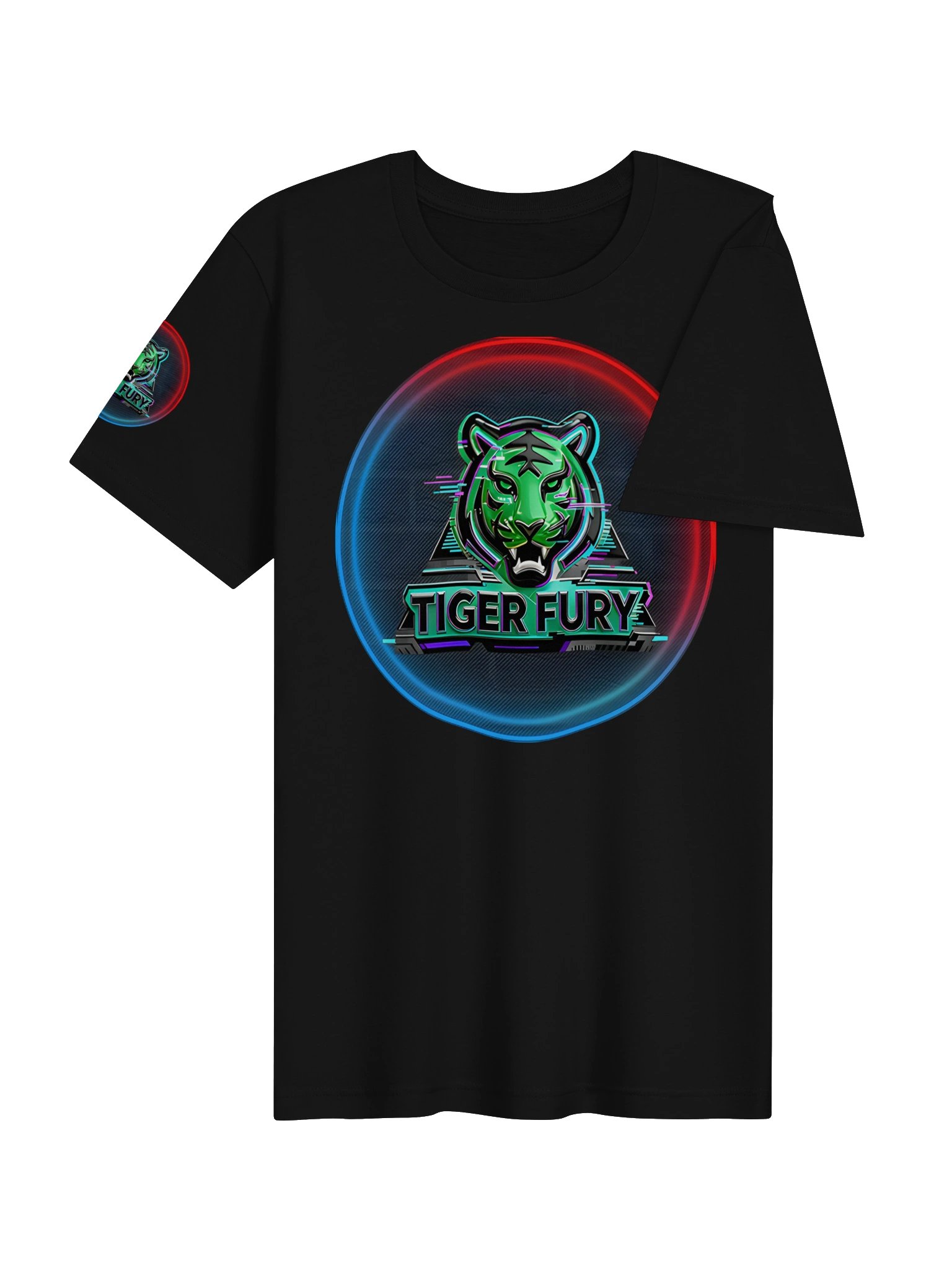 Tiger Fury Neon Logo (Printed) Alt Tee product image (35)