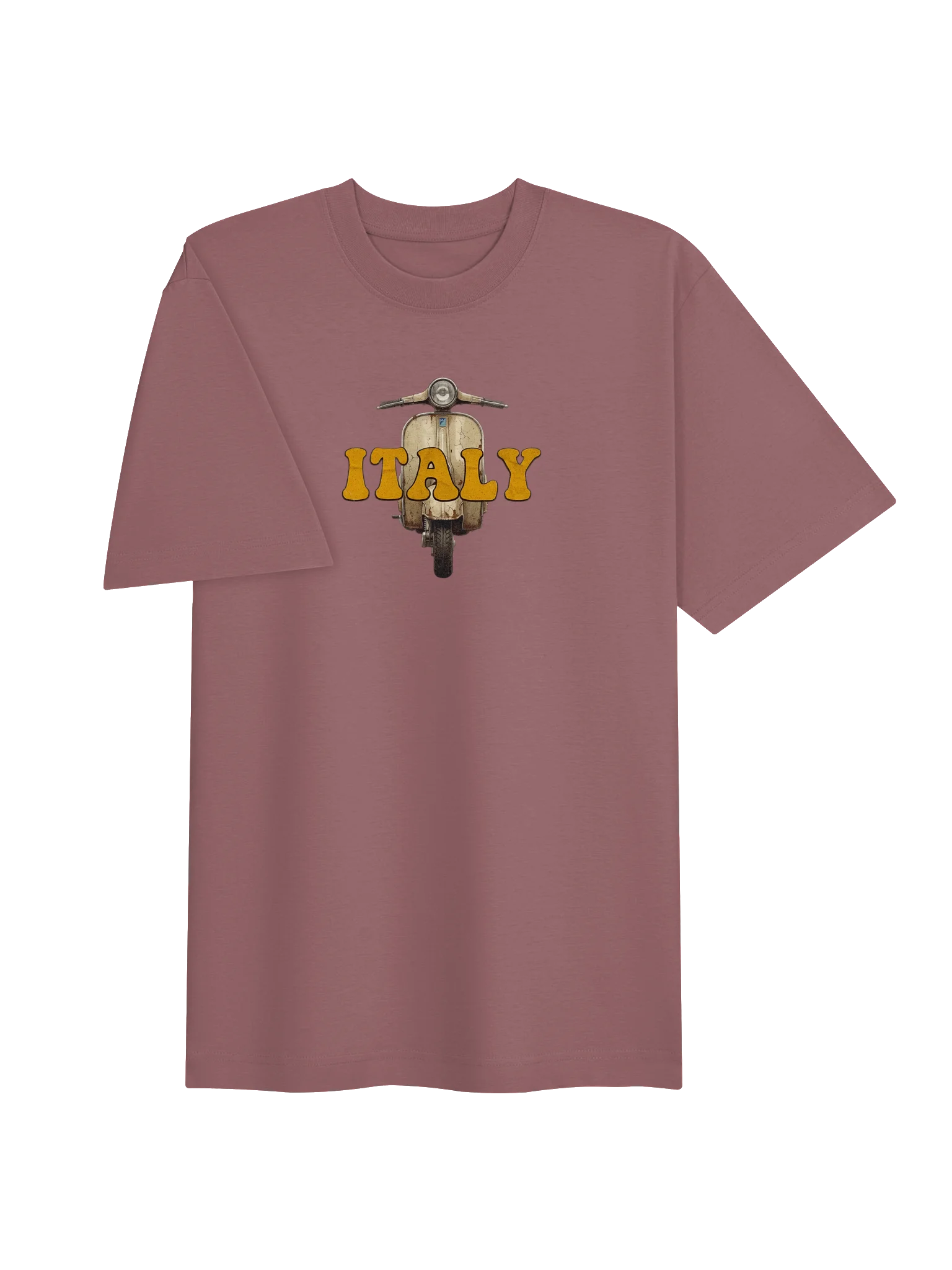 Italy Vintage Scooter Heavyweight T-Shirt – Italian Travel Tee product image (26)