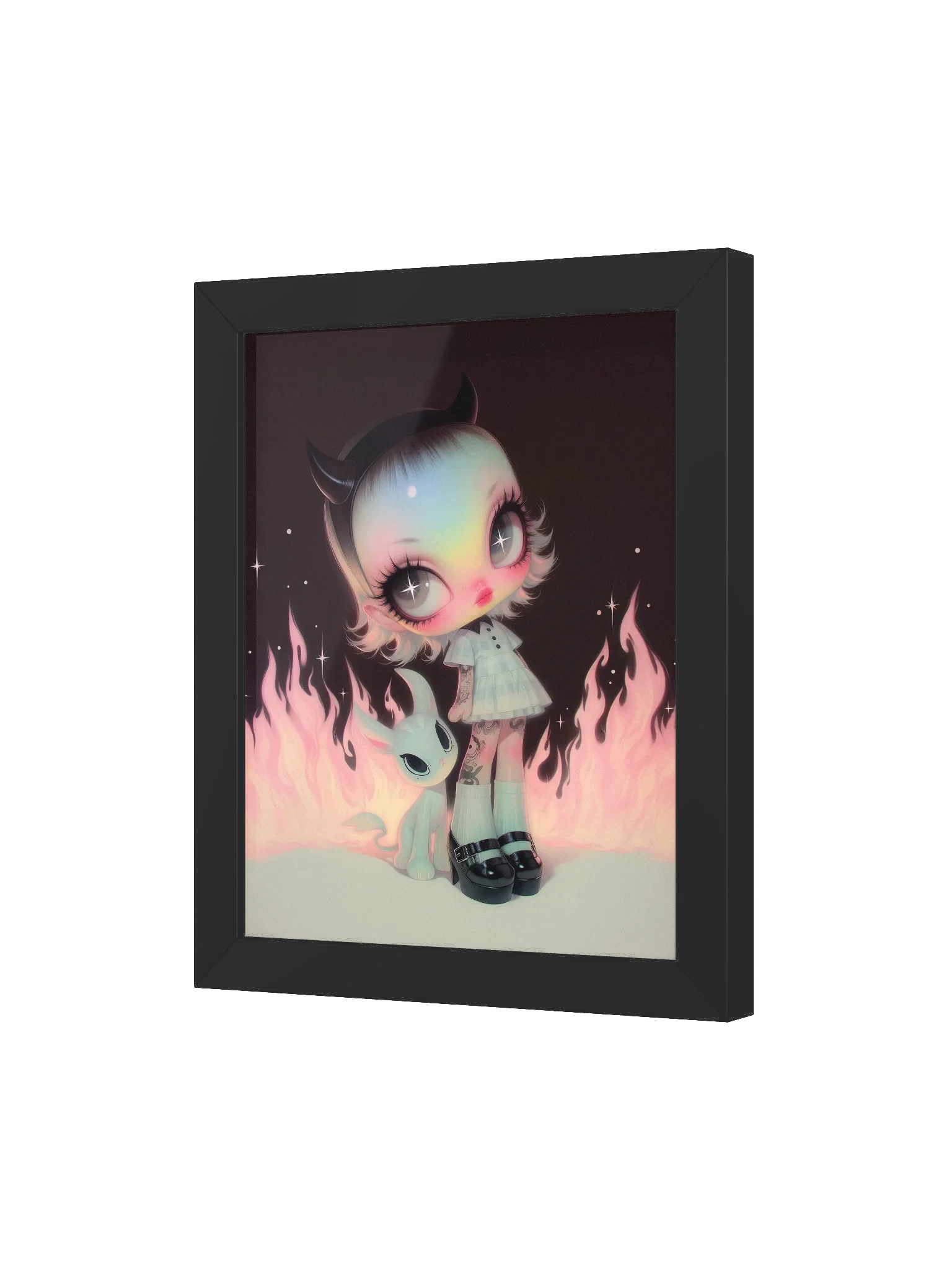 Still, I Burn Framed Print product image (3)