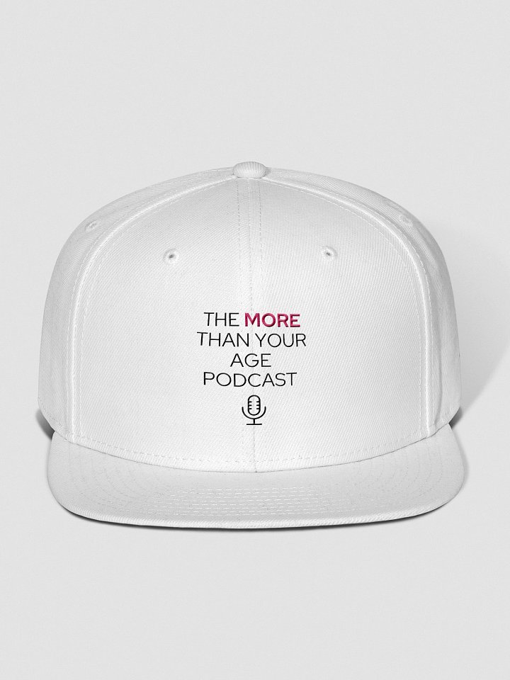 The More Than Your Age Podcast Flat Hat! product image (1)