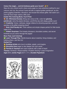 Lily and the Whispering Paintbrush' Coloring Book product image (2)