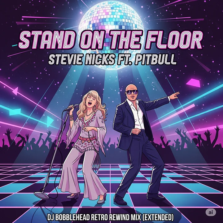 Stevie Nicks Ft. Pitbull - Stand On The Floor(DJ BobbleHead Retro Rewind Mix(Extended) product image (1)