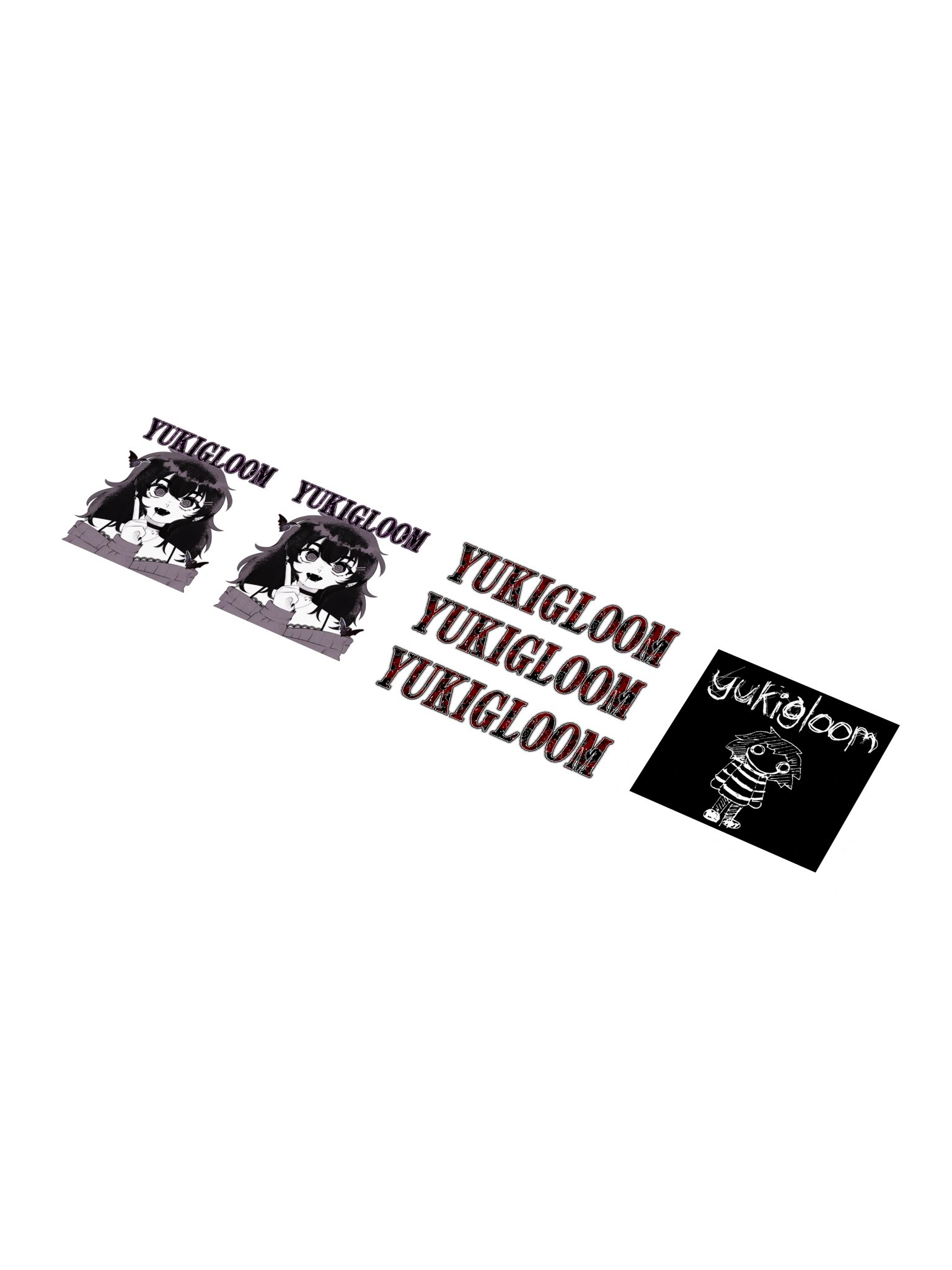 YUKIGLOOM STICKER SHEET product image (1)
