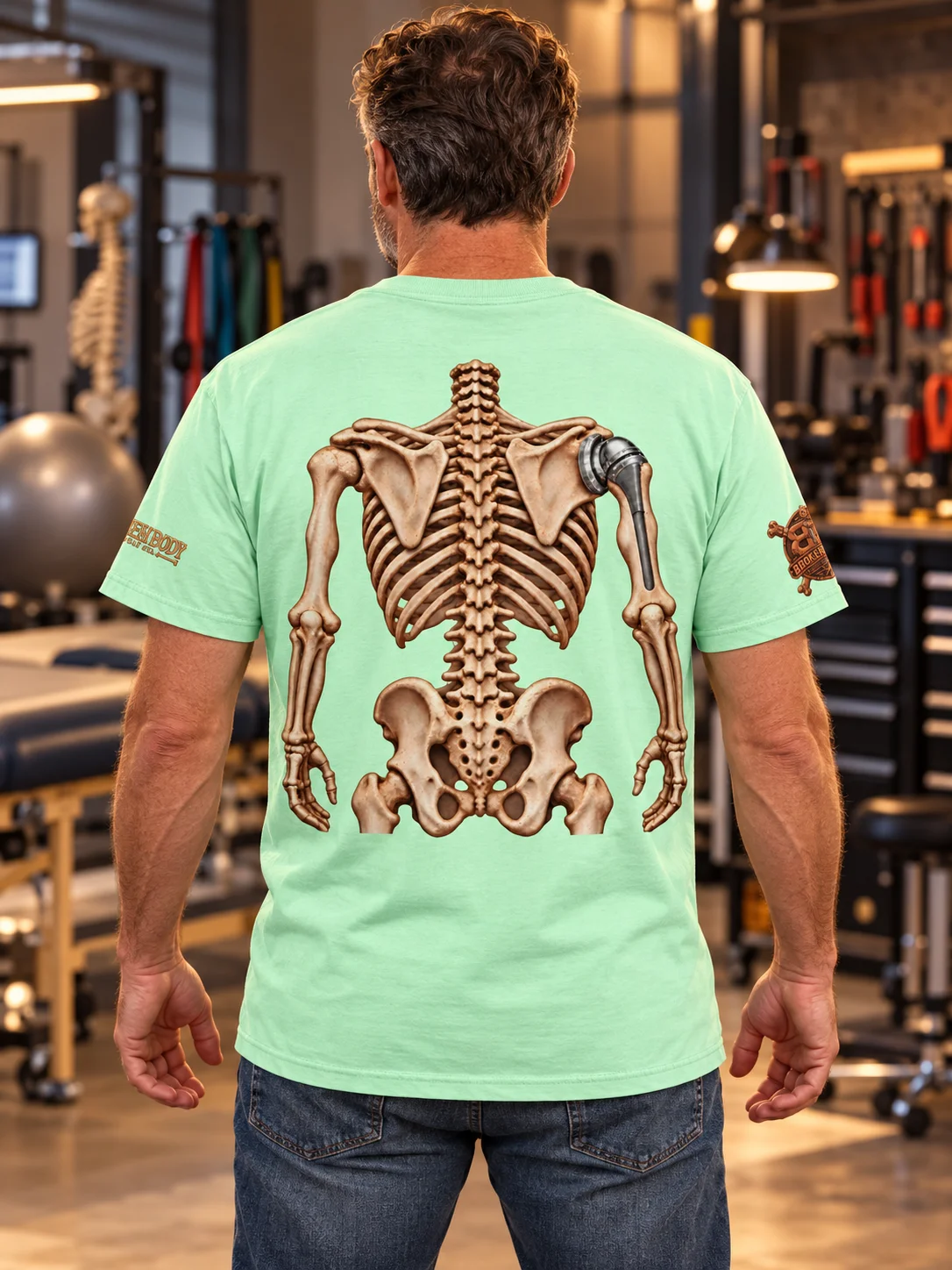 Shoulder Surgery Shirt — Aftermarket Parts Right Shoulder Tee | Rebuild Shop product image (2)