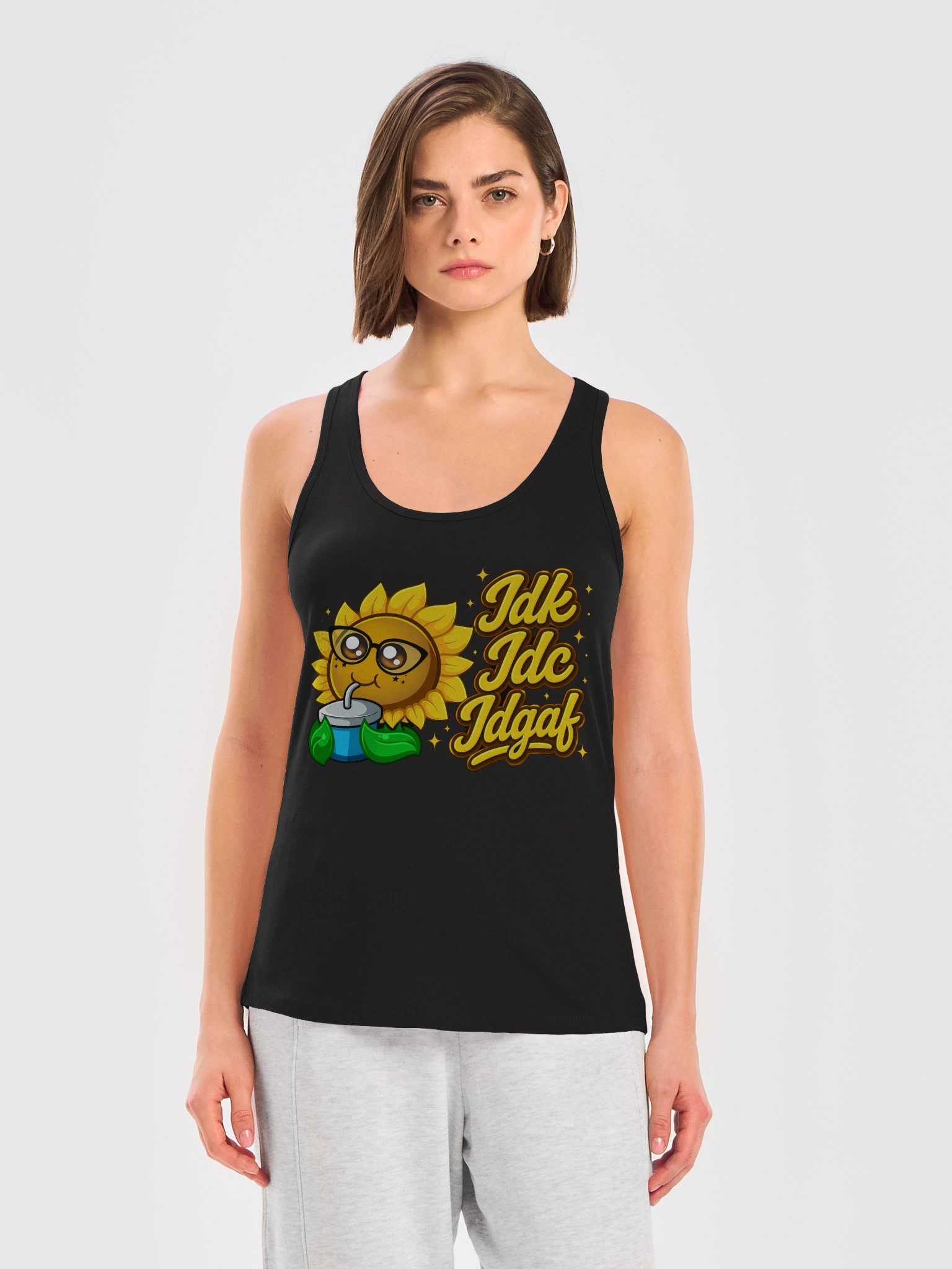 IDK IDC IDGAF Tank! product image (14)