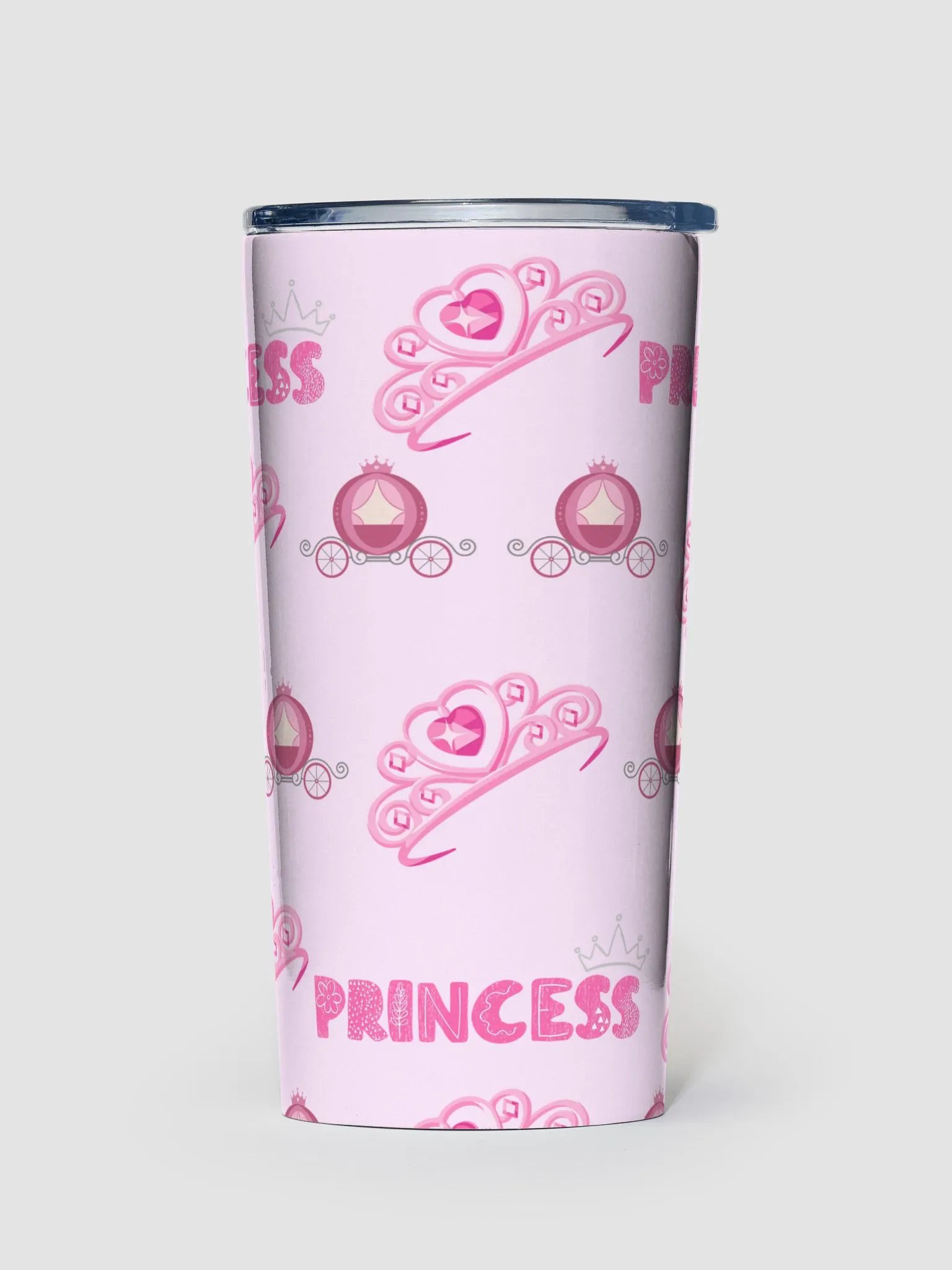 Pink Princess 20oz Stainless Steel Tumbler product image (1)