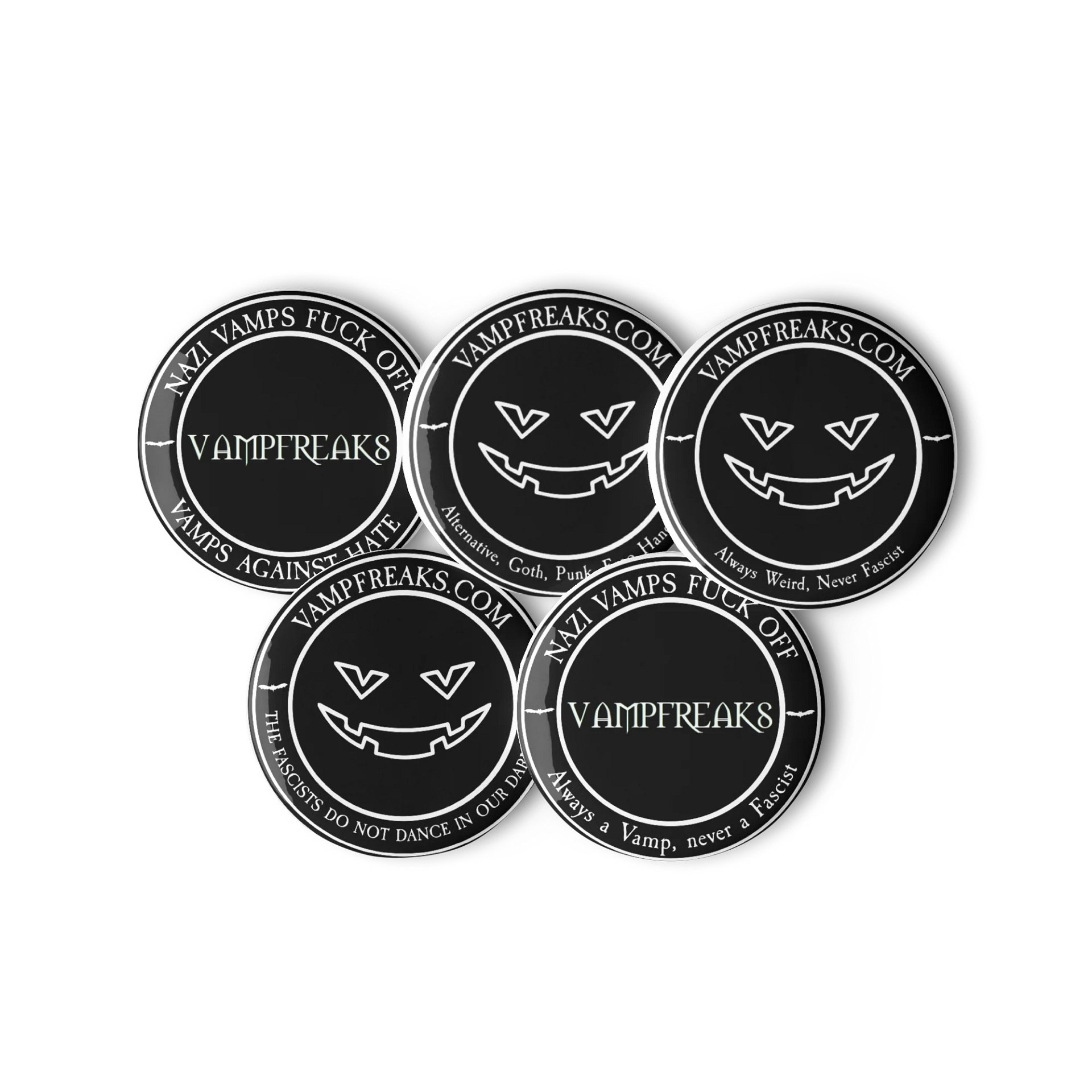 VampFreaks Pins (Set of 5) product image (2)