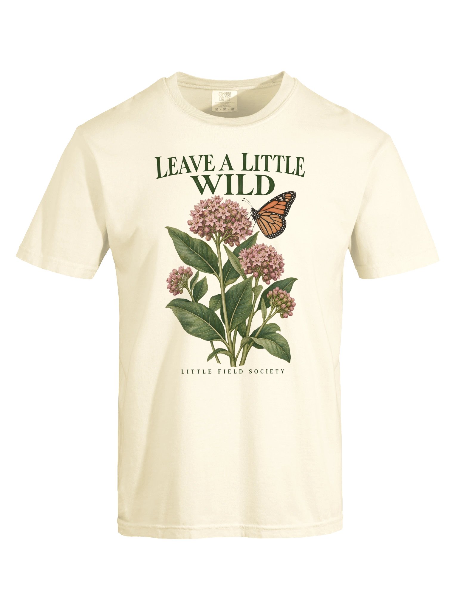 Leave a Little Wild — Milkweed & Monarch T-Shirt product image (9)
