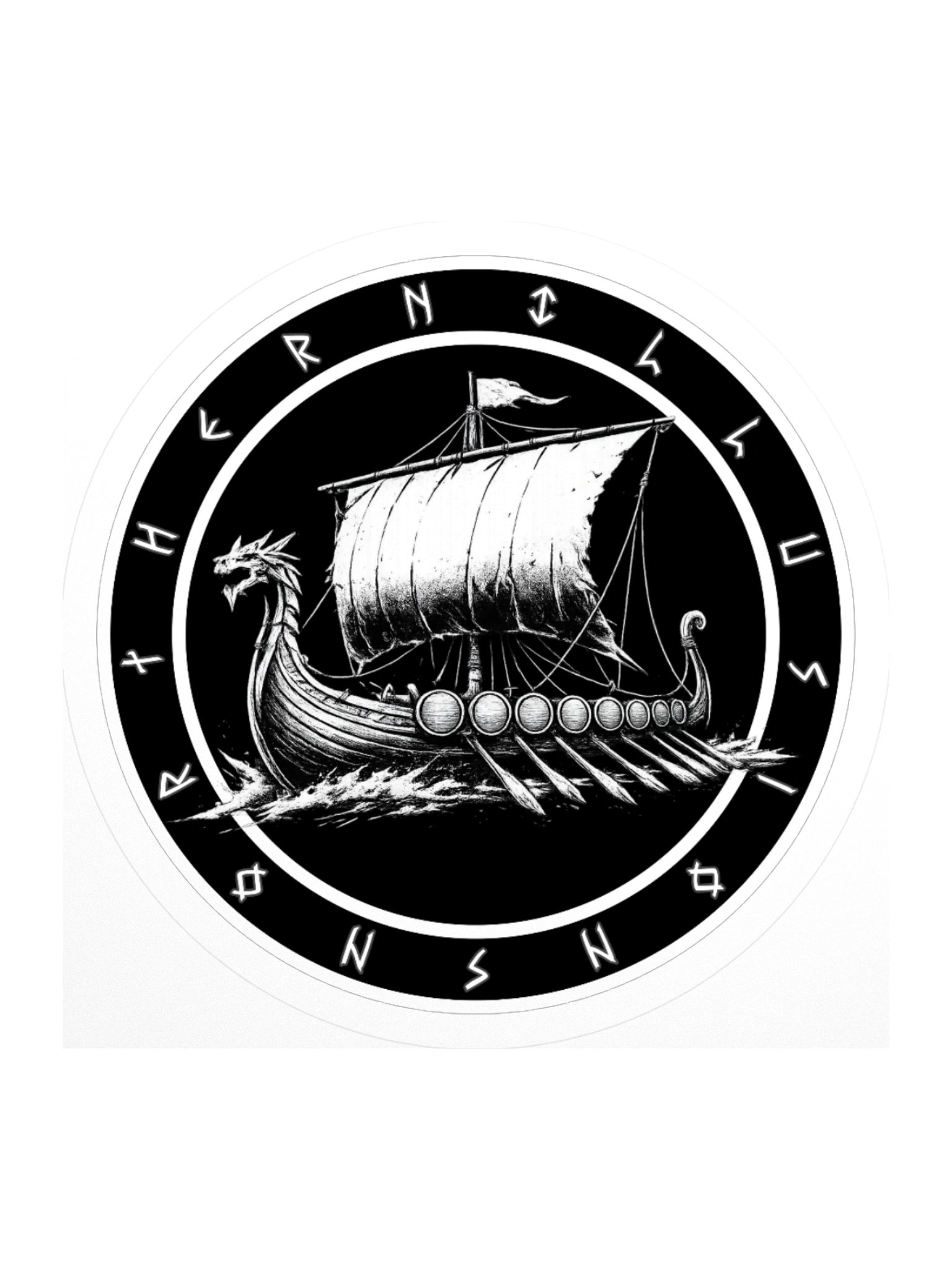 NORTHERN ILLUSIONS - Langskip Vinyl Sticker product image (1)